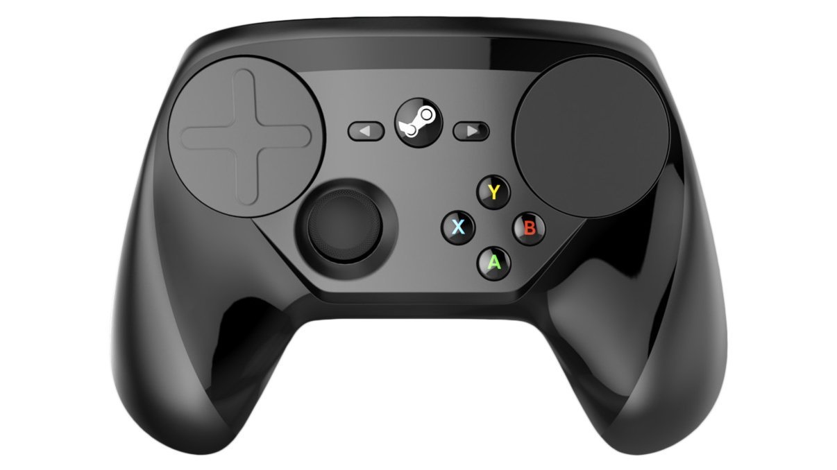 Original Steam Controller for PC Gaming - Wireless Gamepad for Steam Link, Big Picture & VR - Perfect for Streaming, Cloud Gaming & Virtual Reality Experiences
