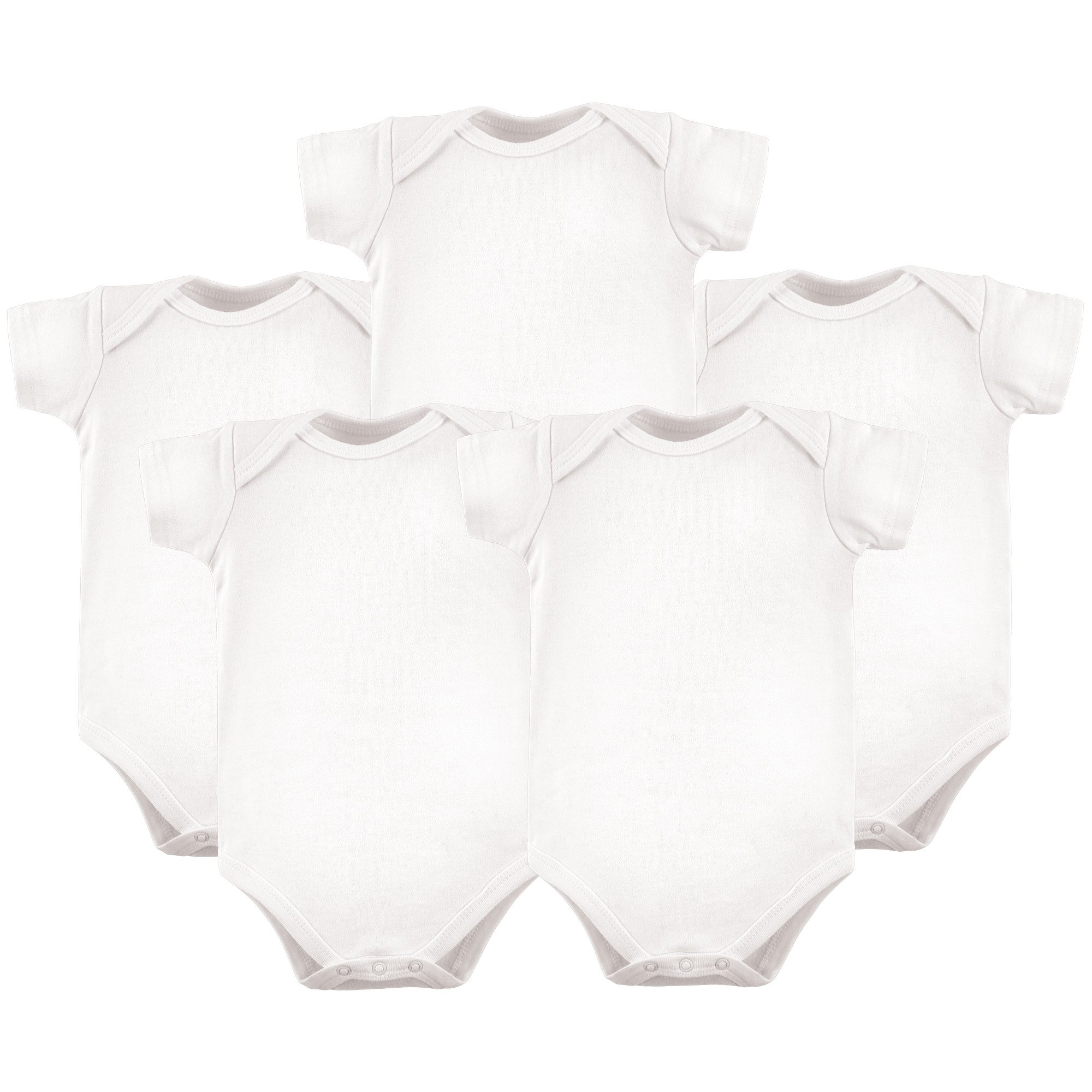 Hudson Baby Unisex Cotton Bodysuits for Newborns & Infants