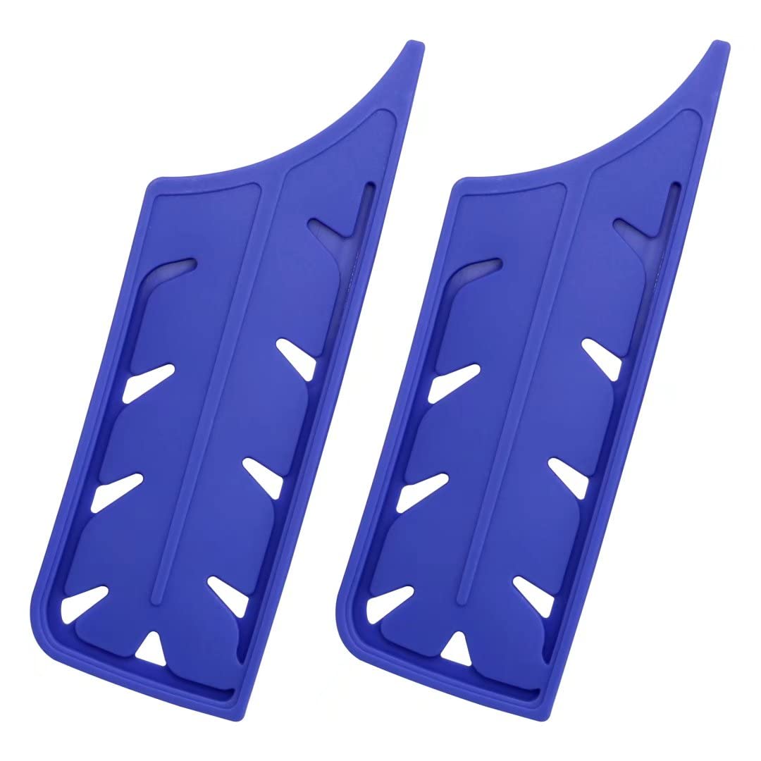 2-Pack Universal Knife Edge Guards - Safety Blade Protector Sleeves for Cleaver, Nakiri & Kitchen Knives (Fits 7-Inch Blades) | Durable Knife Sheath for Safe Storage & Organization | Ideal for Home Chefs, Restaurants & Food Prep