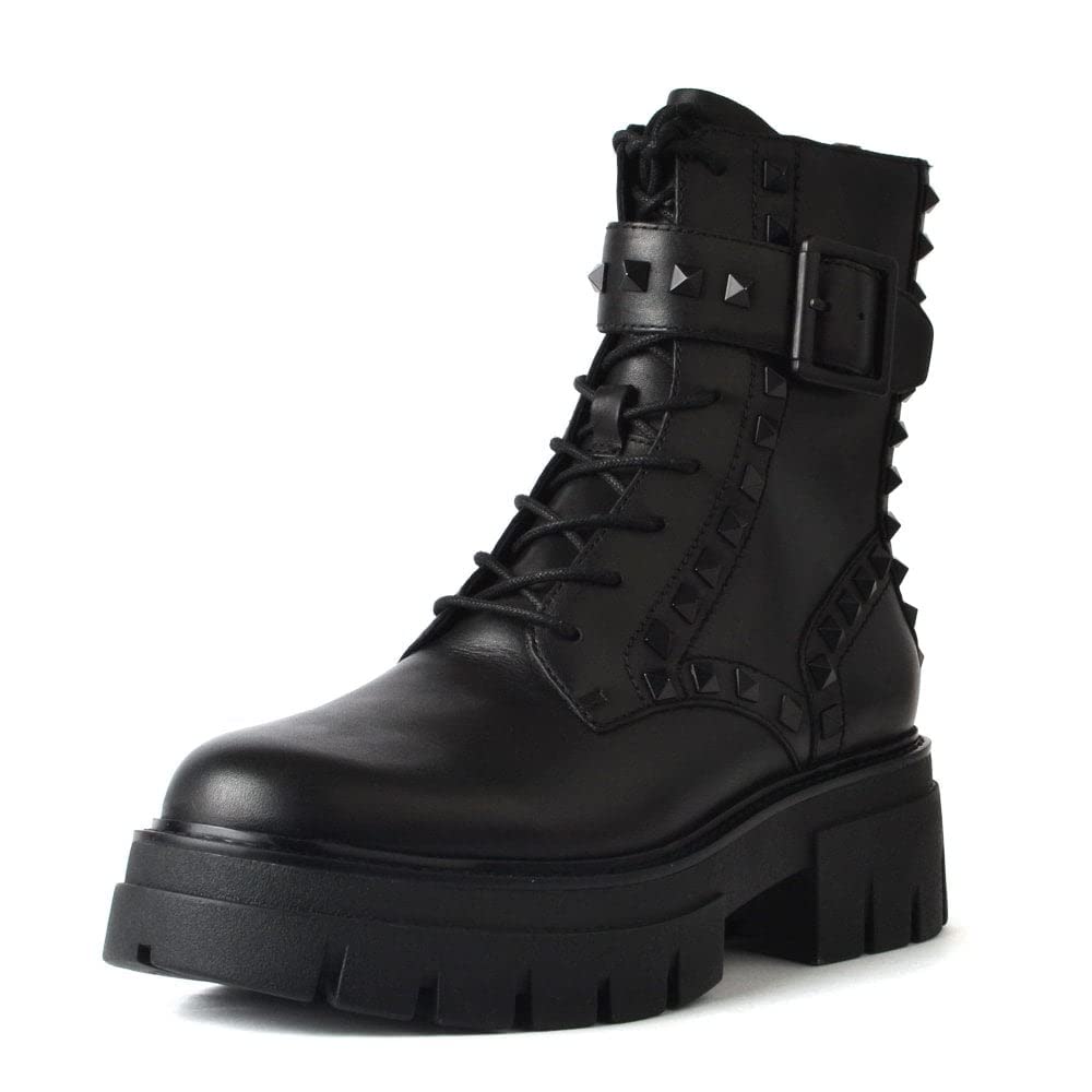 ASH Lewis Studs - Stylish & Durable Leather Boots for Men | Perfect for Casual Wear, Work & Outdoor Adventures