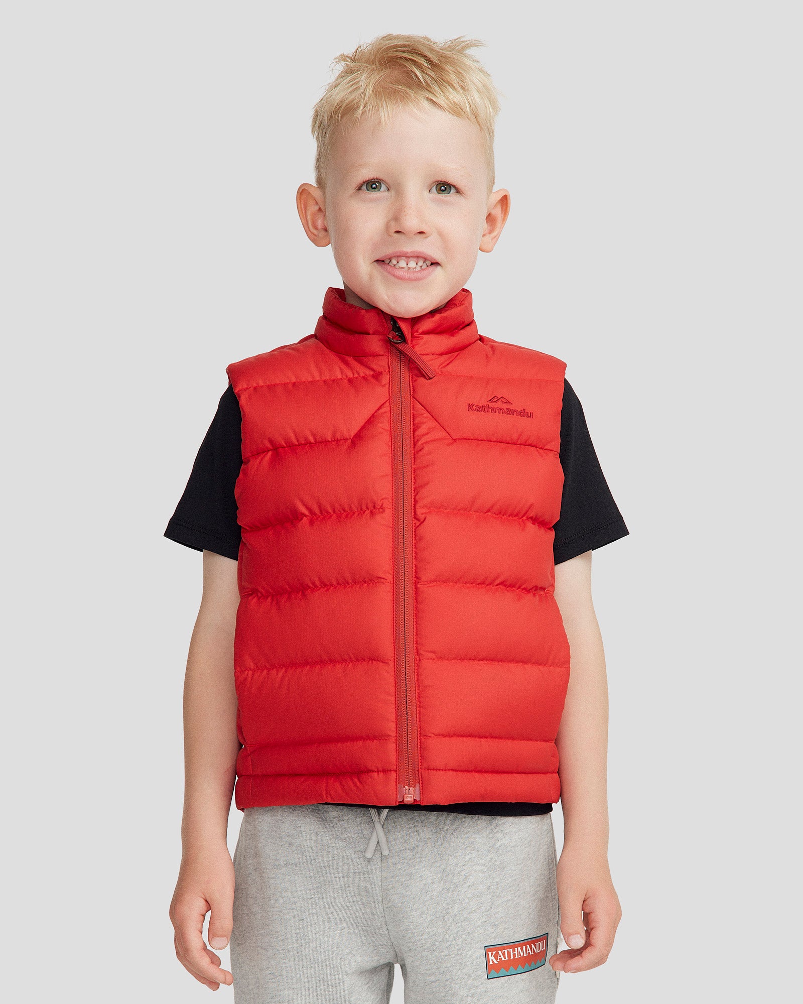 Epiq Kids' Down Vest - Warm Winter Puffer Jacket for Boys & Girls (Spicy Chilli Red) - Perfect for Outdoor Play, School & Cold Weather Activities
