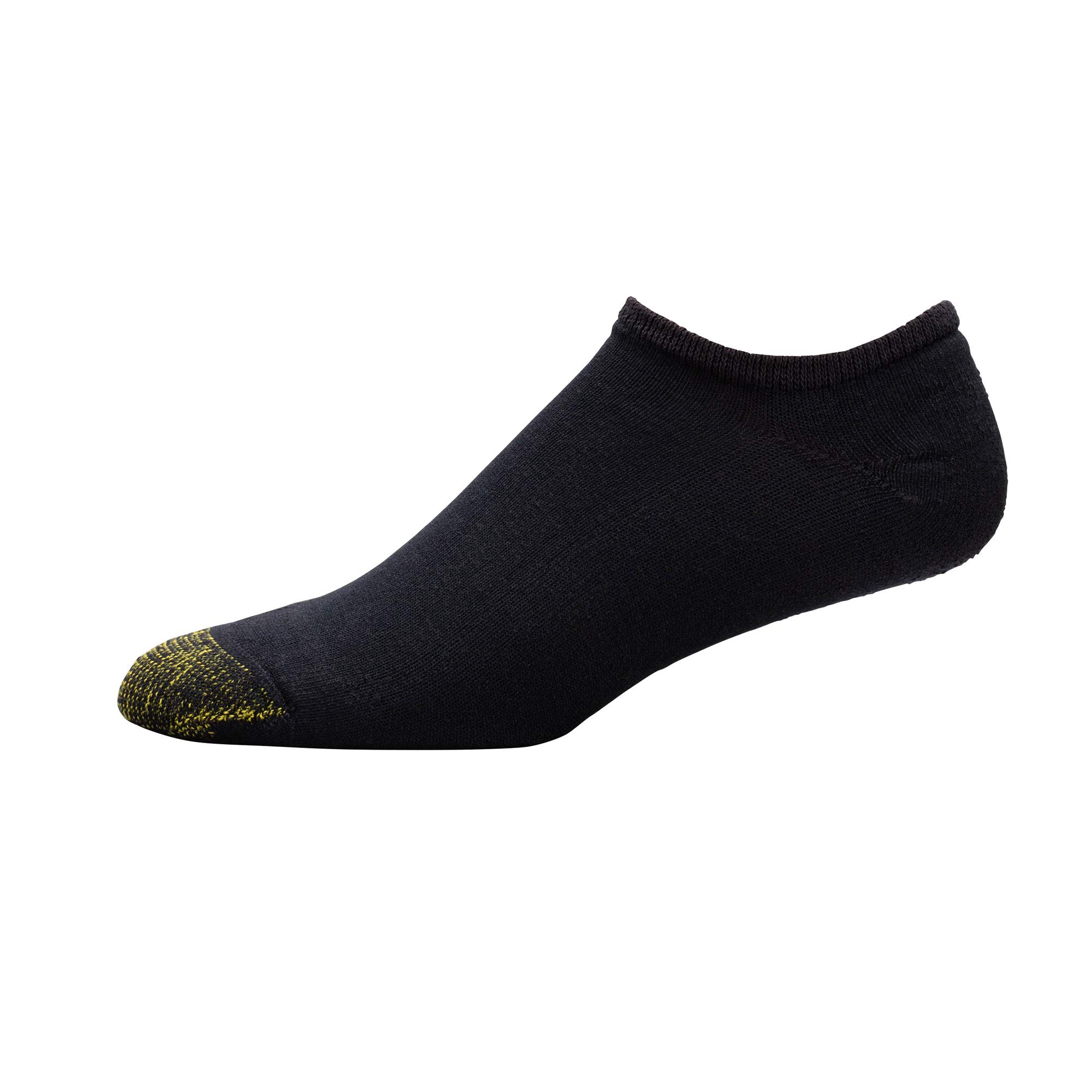GOLDTOE Men's 656F Breathable Cotton No Show Athletic Socks 6-Pack - Perfect for Running, Gym & Casual Wear