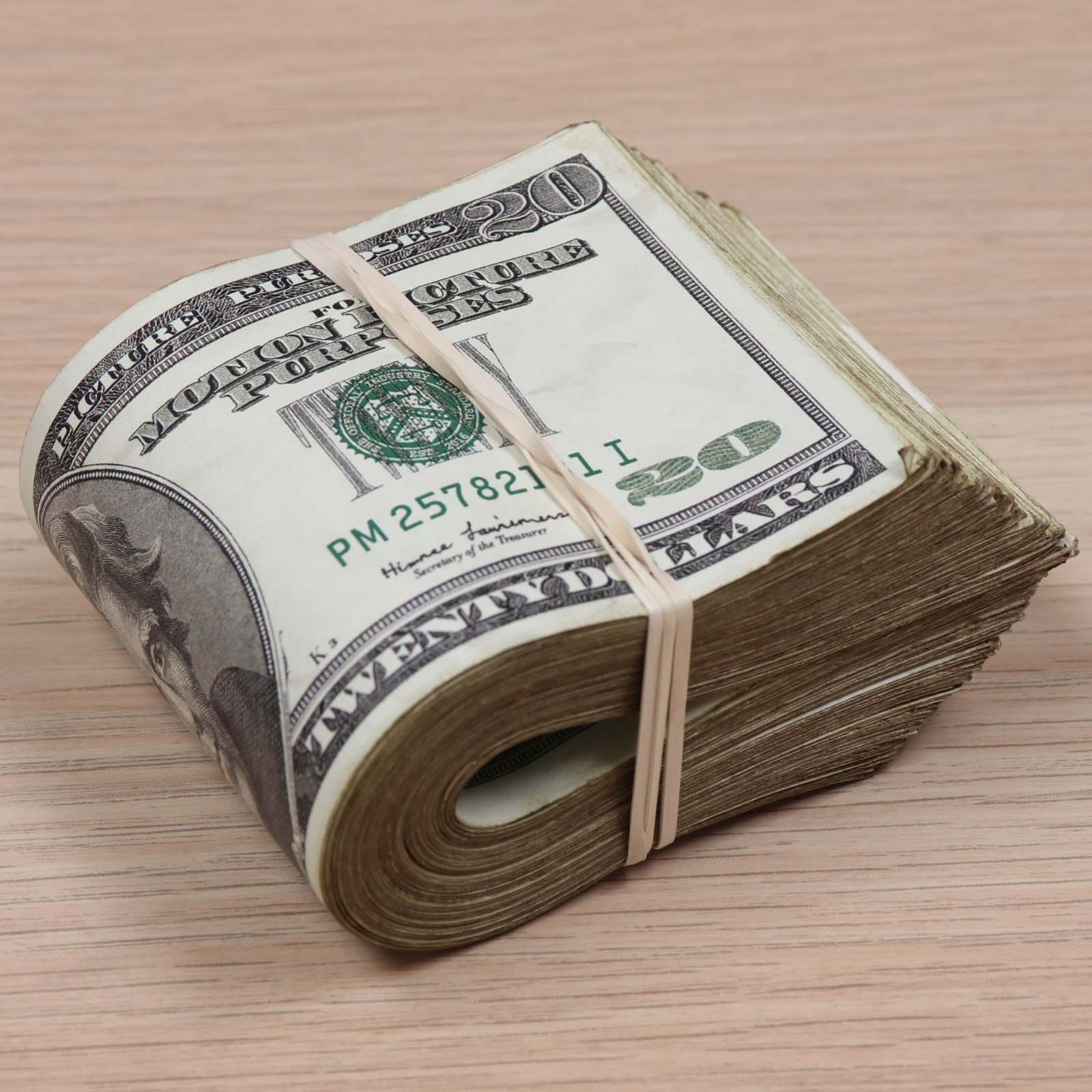 Authentic $2,000 RealAged™ Full Print 2000 Series Band - Perfect for Collectors, Gifts & Currency Enthusiasts