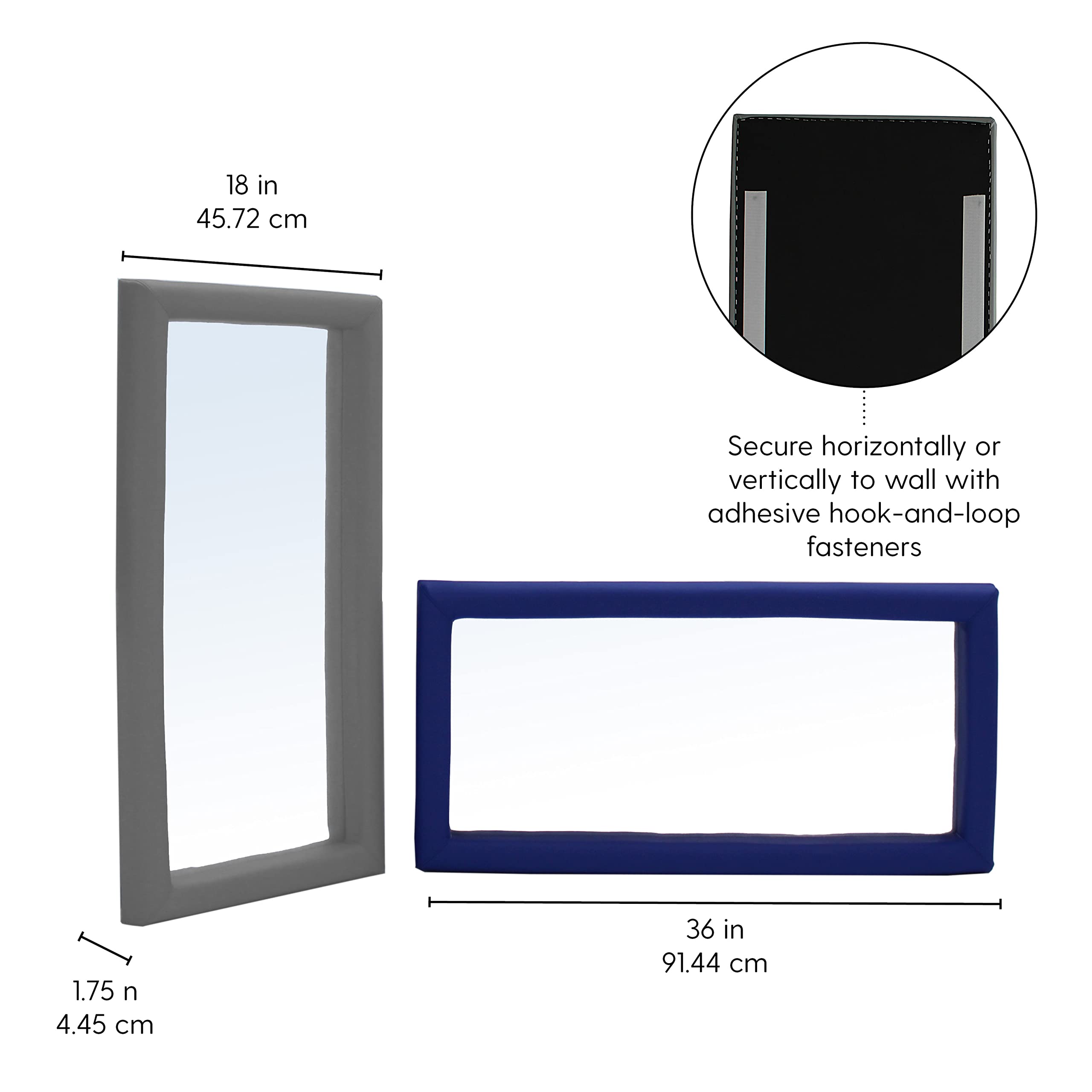 SoftScape Sensory Wall Mirror for Kids - 18