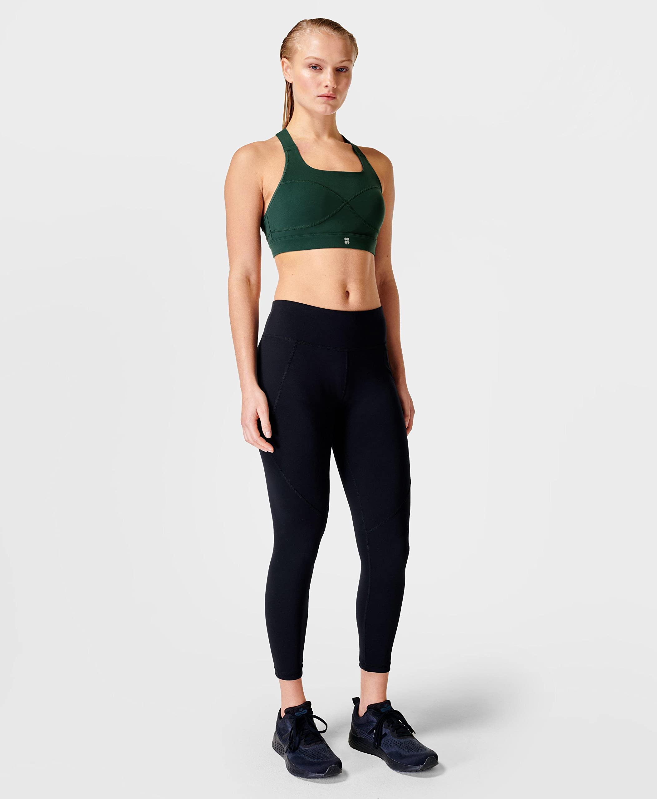 Sweaty Betty Women's Power 7/8 Workout Leggings - High Waisted Yoga Pants for Running, Gym & Fitness Training - Moisture Wicking & Tummy Control Activewear