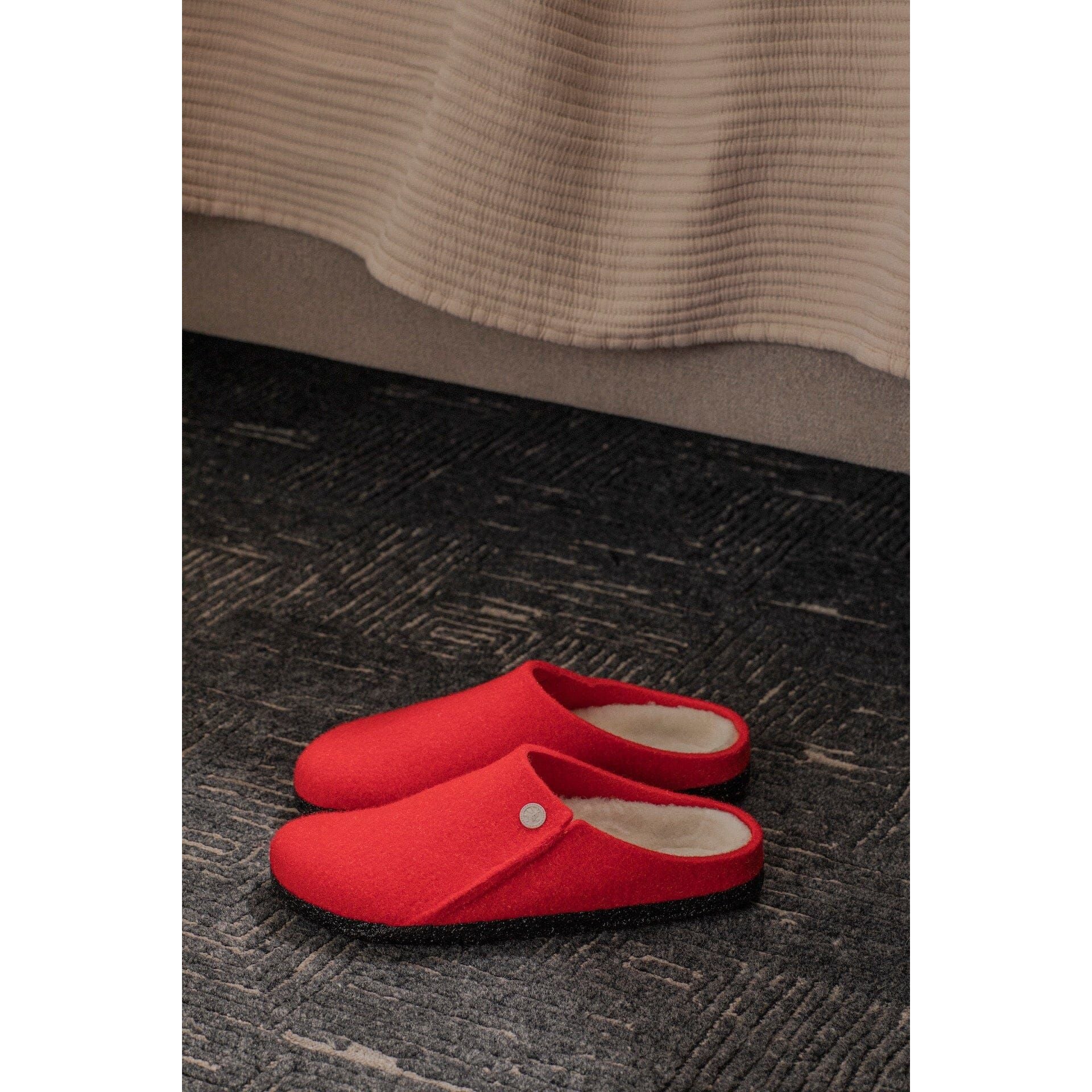 BIRKENSTOCK ZERMATT Premium Comfort Slippers for Men & Women - Cozy Indoor/Outdoor House Shoes with Arch Support - Perfect for Home, Travel & Relaxation