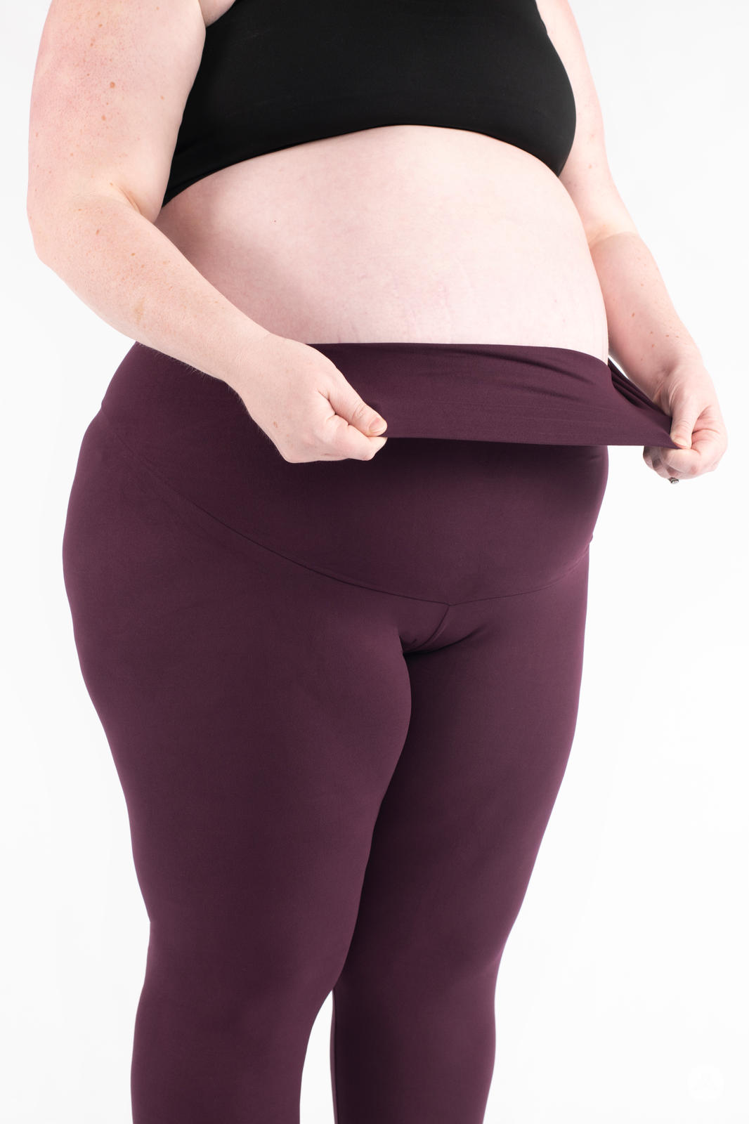 Best Maternity Leggings for Pregnancy - Stretchy Comfortable Yoga Pants with High Waist Support - Perfect for Workouts, Yoga & Everyday Wear During Pregnancy