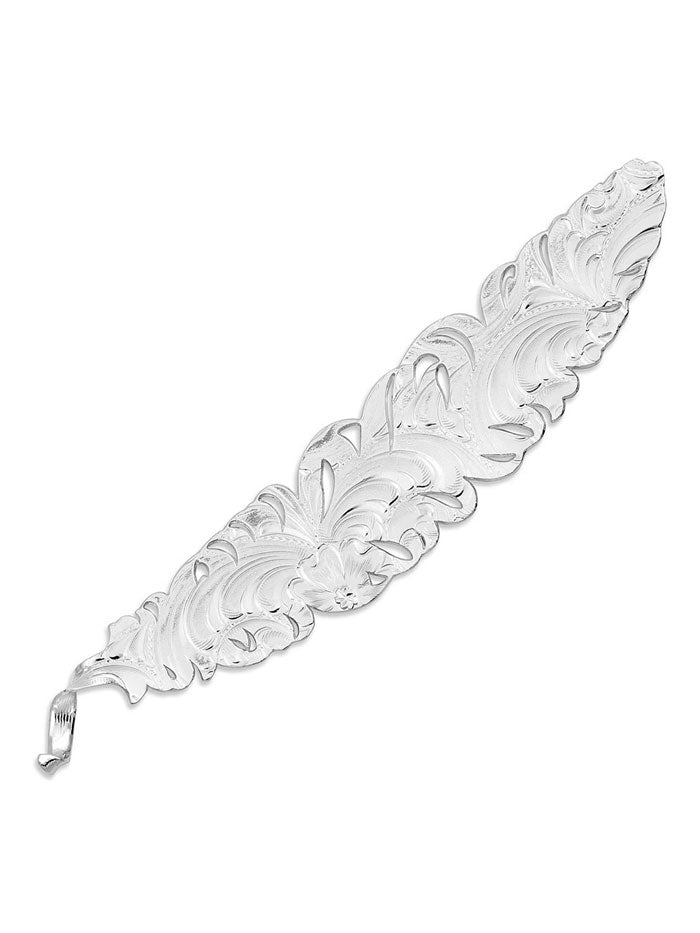 Montana Silversmiths HF4059RWB Patriotic Red White Blue Hat Feather Silver Pin - Perfect for Cowboy Hats, Western Fashion & 4th of July Celebrations