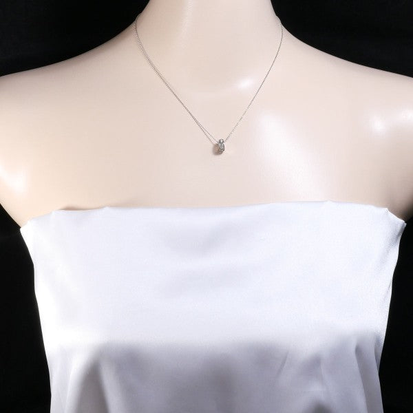 14K White Gold Diamond Necklace for Women - Elegant Pendant Jewelry Gift for Anniversary, Wedding & Special Occasions