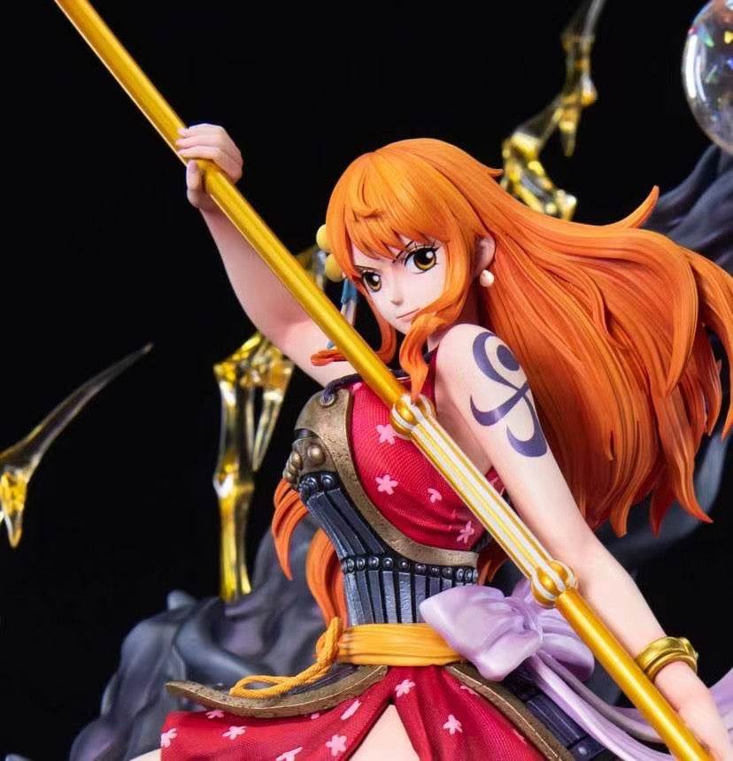 MJ Studio Nami Figure - Anime One Piece Collectible Statue for Fans and Decor | Perfect for Home Display, Office Desk, and Gift for Anime Lovers