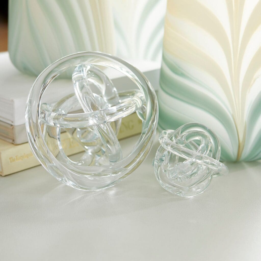 Cyan Design 09960 Knotty Filler - Clear Small Glass Decorative Filler for Vases, Centerpieces & Home Decor