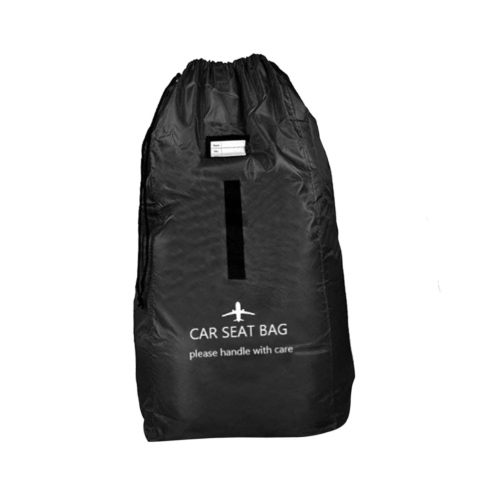 Amagogo Infant Gate Check Bag - Durable Black Car Seat Cover for Air Travel & Baby Safety - Perfect for Airlines, Strollers & Child Carriers
