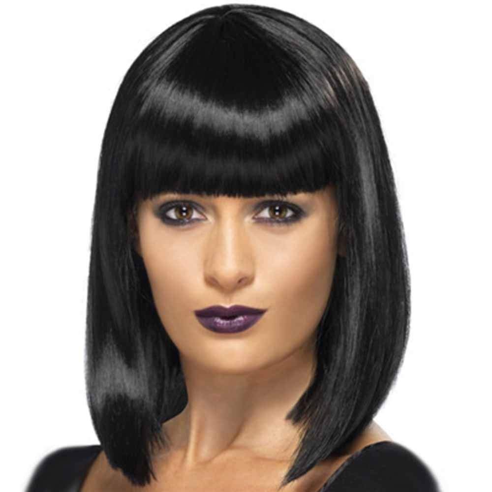Short Wavy Wigs for Women - Fashionable Qi Haibo Wave Synthetic Hair Wig - Perfect for Cosplay, Daily Wear & Costume Parties