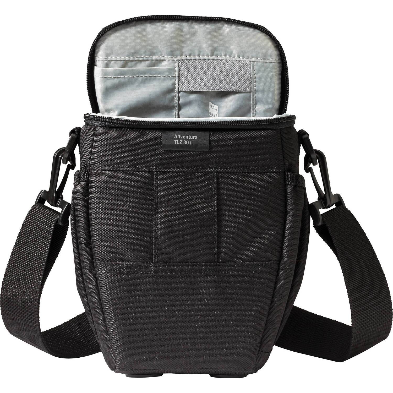 Lowepro Adventura TLZ 30 II DSLR Camera Shoulder Bag - Compact Top Loading Design for Travel & Outdoor Photography (Black) - Perfect for Hiking, City Exploration & Daily Commute
