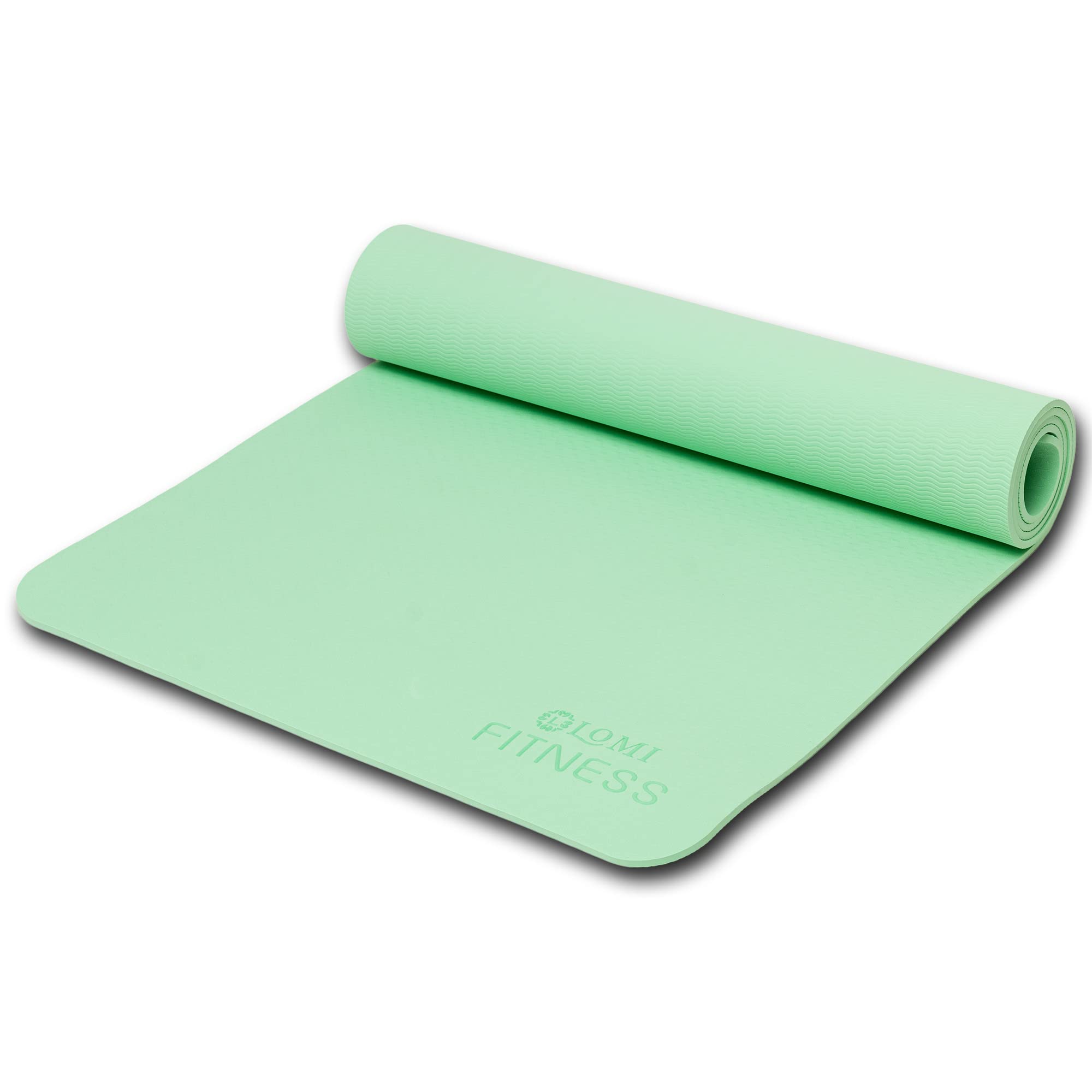 Premium Non-Slip TPE Yoga Mat with Extra Padding - Ultra Grip Exercise Mat for Yoga, Pilates & Home Workouts - Lightweight & Portable with Free Carrying Strap - Ideal for Gym, Studio & Travel Fitness Sessions