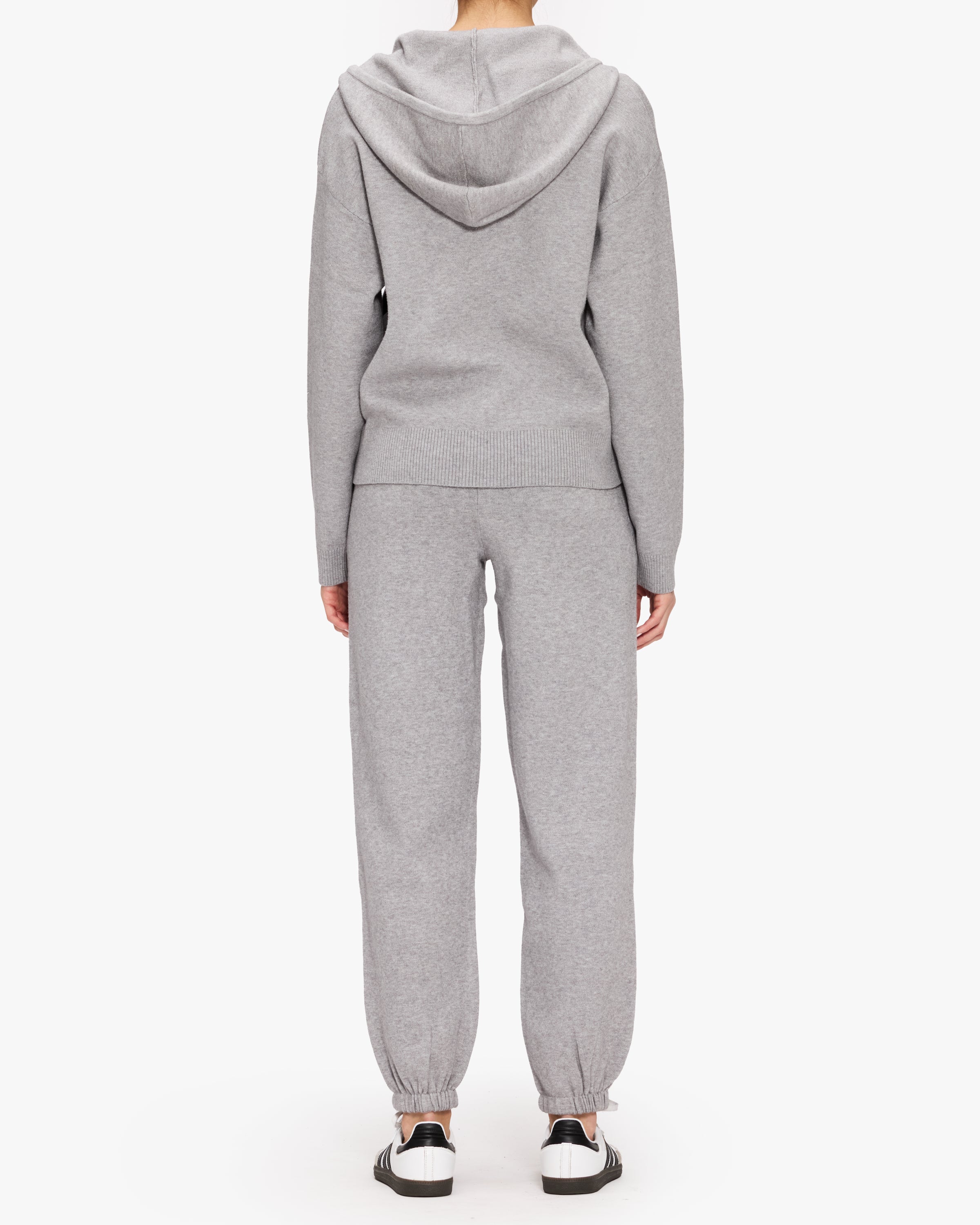 Monrow Supersoft Sweater Knit Zip Up Hoodie for Women - Cozy Fleece-Lined Pullover with Front Pocket - Perfect for Casual Outfits, Lounge Wear & Winter Layering