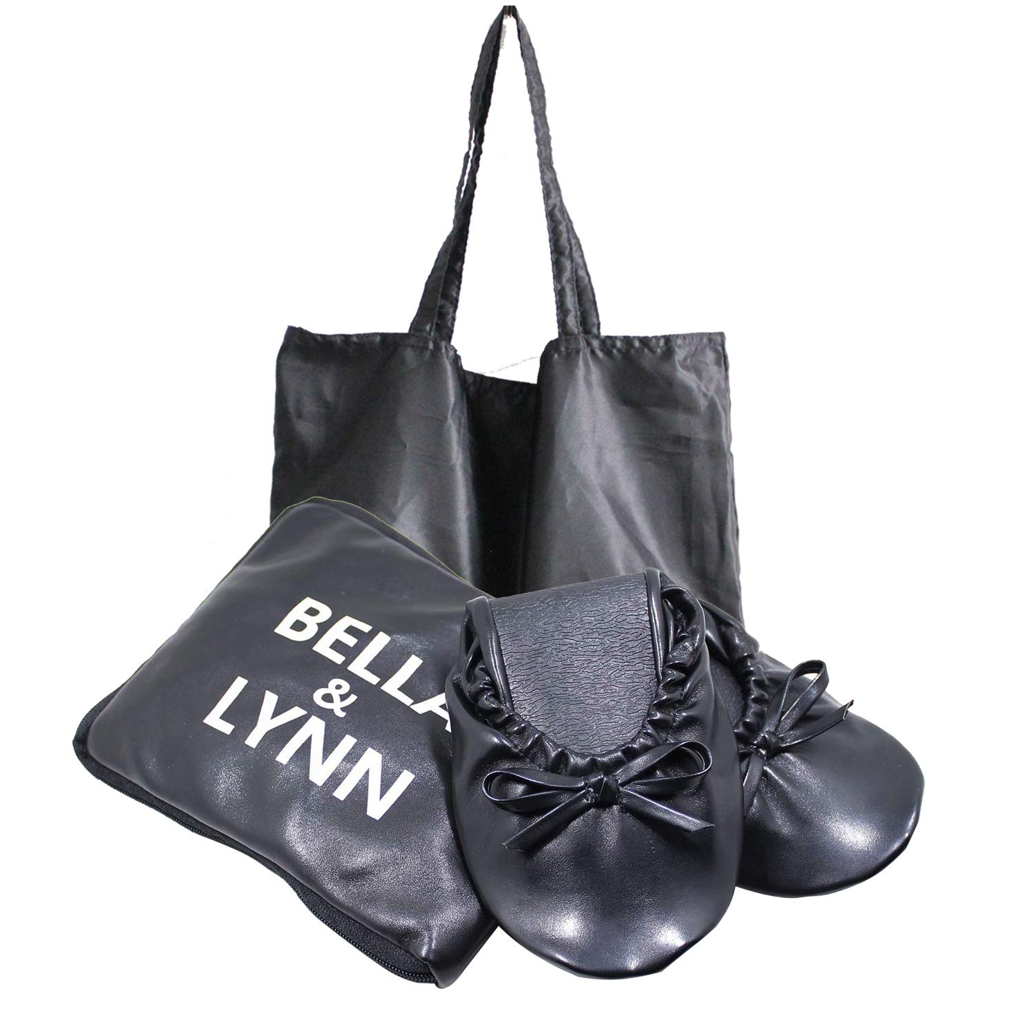 Foldable Ballet Flats for Women - Comfortable Portable Flexible Slip-On Shoes with Carrying Pouch | Perfect for Travel, Work & Casual Wear