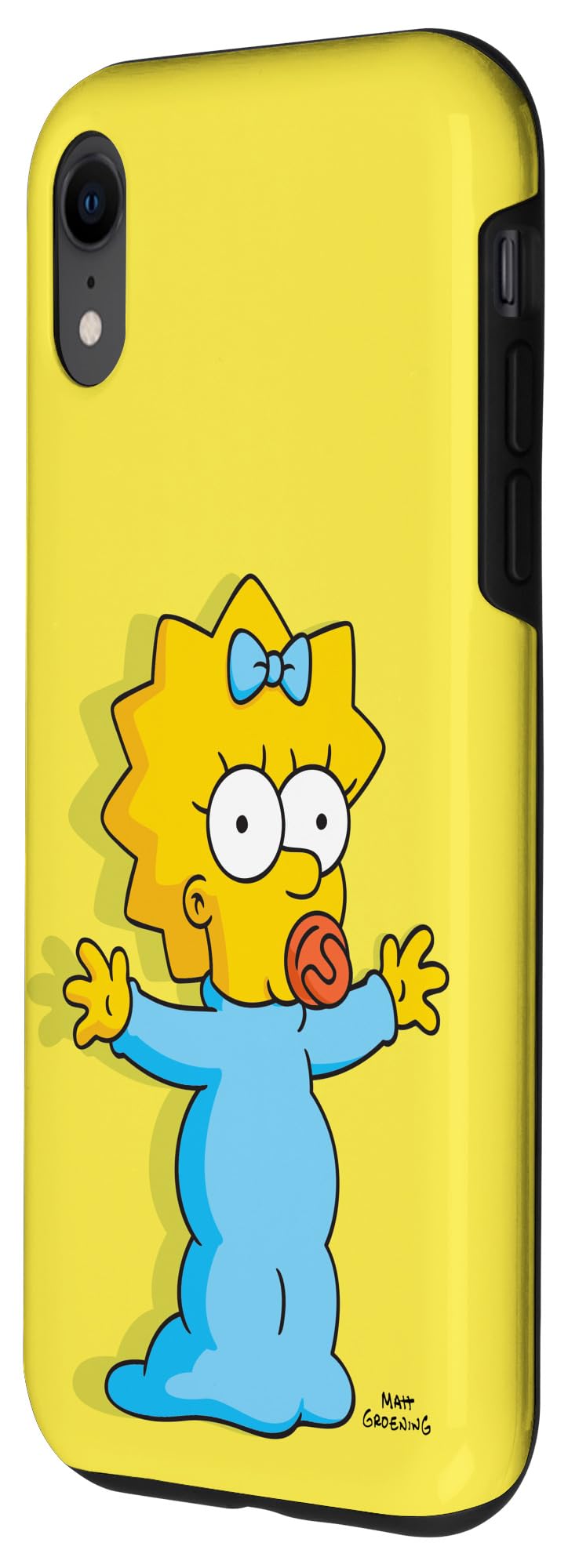 iPhone XR The Simpsons Maggie Simpson Sunshine Yellow Protective Phone Case - Durable Cover for Everyday Use, Perfect Gift for Fans