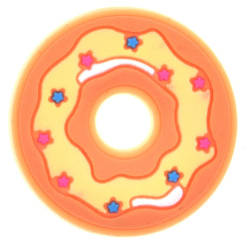 Trendy Donut Shoe Charms Pins for Crocs - Cute Decorative Accessories for Kids & Adults - Perfect Christmas, Birthday Party Gifts for Boys & Girls - Great for School, Travel & Casual Wear