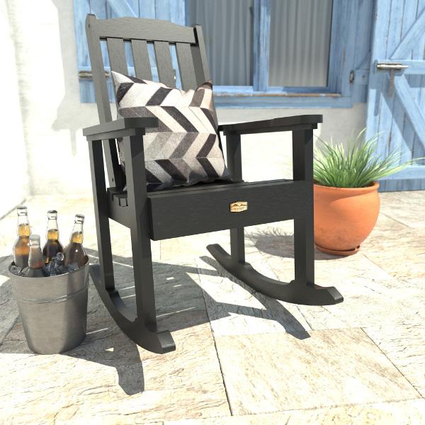 Comfortable Essential Country Rocking Chair for Living Room, Nursery, or Porch - Relaxing Wooden Rocker with Classic Design