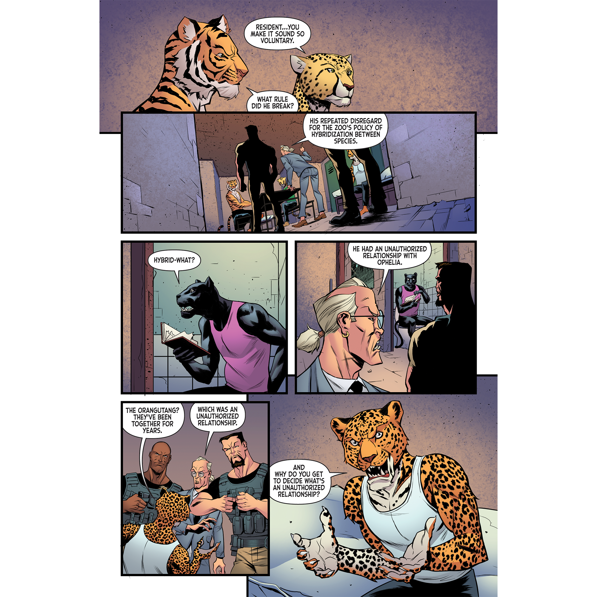 Zoo Jitsu Fighters #1 Comic Book - Limited Edition Cover E by Guilherme Balbi | Collectible Graphic Novel for Superhero Fans & Comic Enthusiasts