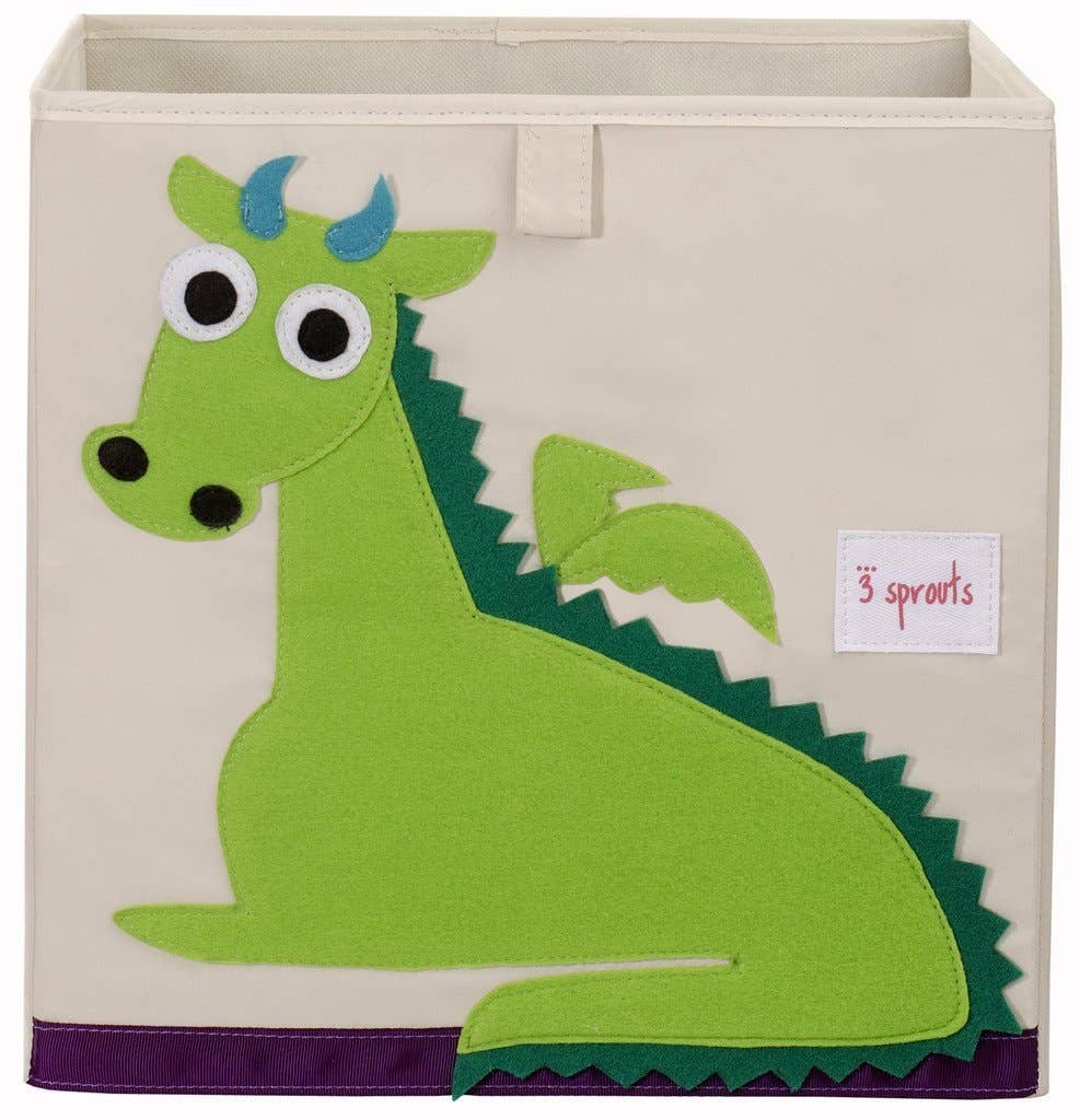 Dragon Themed Storage Box for Home Organization - Perfect for Kids' Room, Office, and Collectibles Display