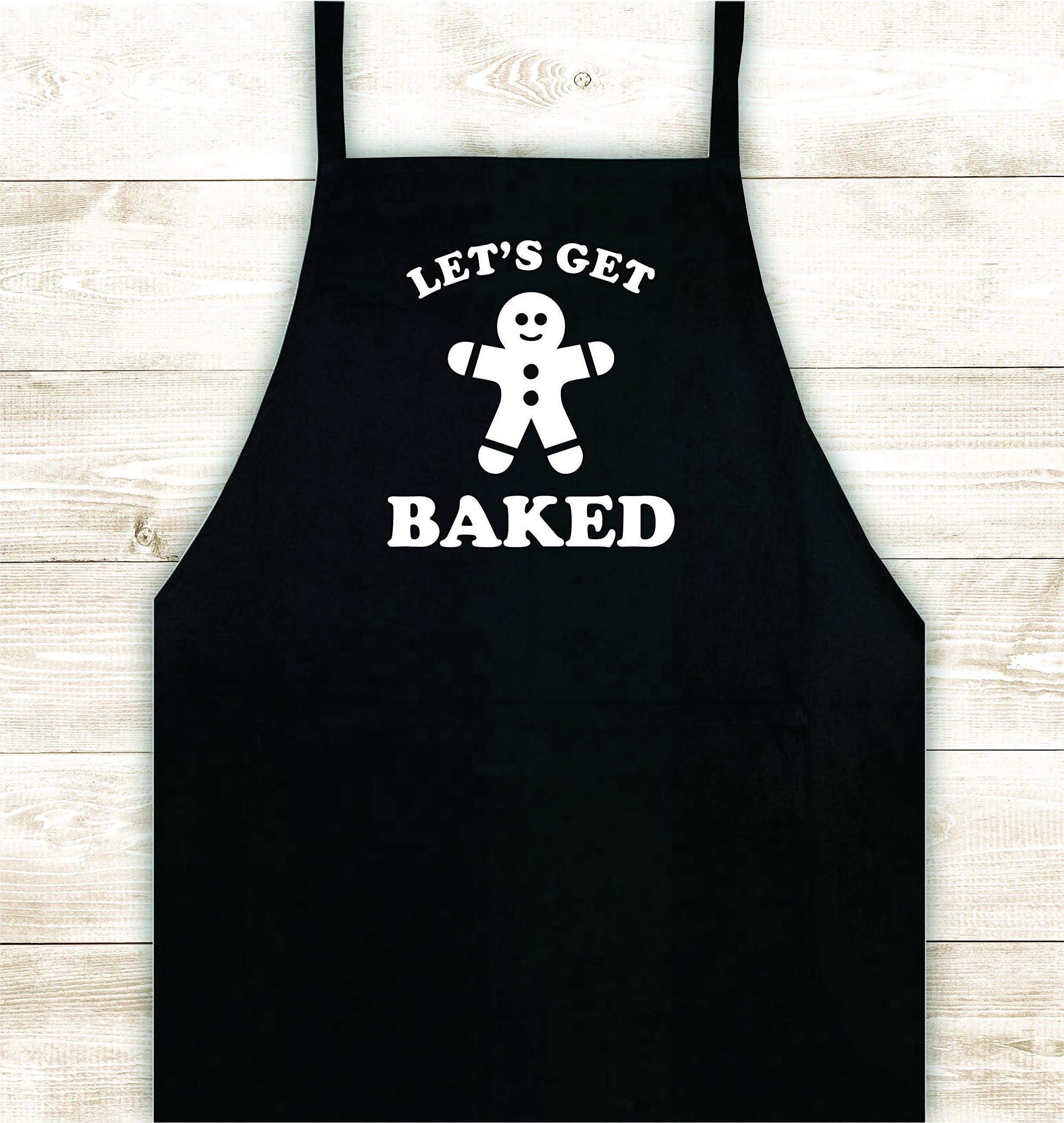 Custom BBQ Apron with Heat Press Vinyl Design - Funny Chef Gift for Men & Women - Great for Grilling, Baking, Cooking, Parties - Ideal for Father's Day, Birthday Gifts & Cookie Baking