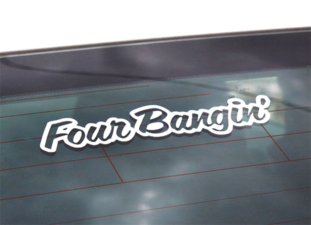2-Pack JDM Cool Car Decal Stickers - Bumper, Windshield & Spoiler Die-Cut Vinyl Stickers for JDM Car Enthusiasts - Perfect for Customizing Import Cars, Drift Cars & Tuner Vehicles