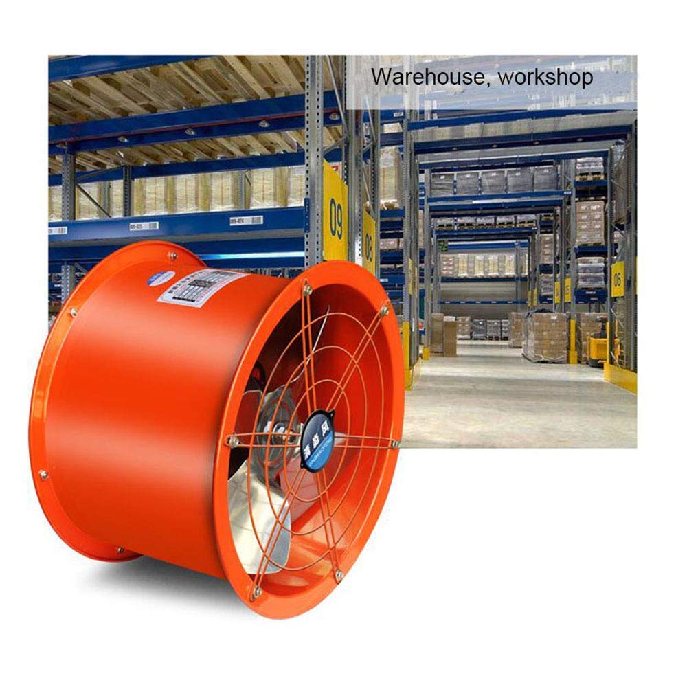 TECHTONGDA 14 Inch 220V Industrial Axial Blower Fan - 3530m³/h 250W Explosion Proof Exhaust Fan for Greenhouse Ventilation, Wall Mounted Utility Blower (Perfect for Warehouse Cooling, Factory Air Circulation & HVAC Systems)