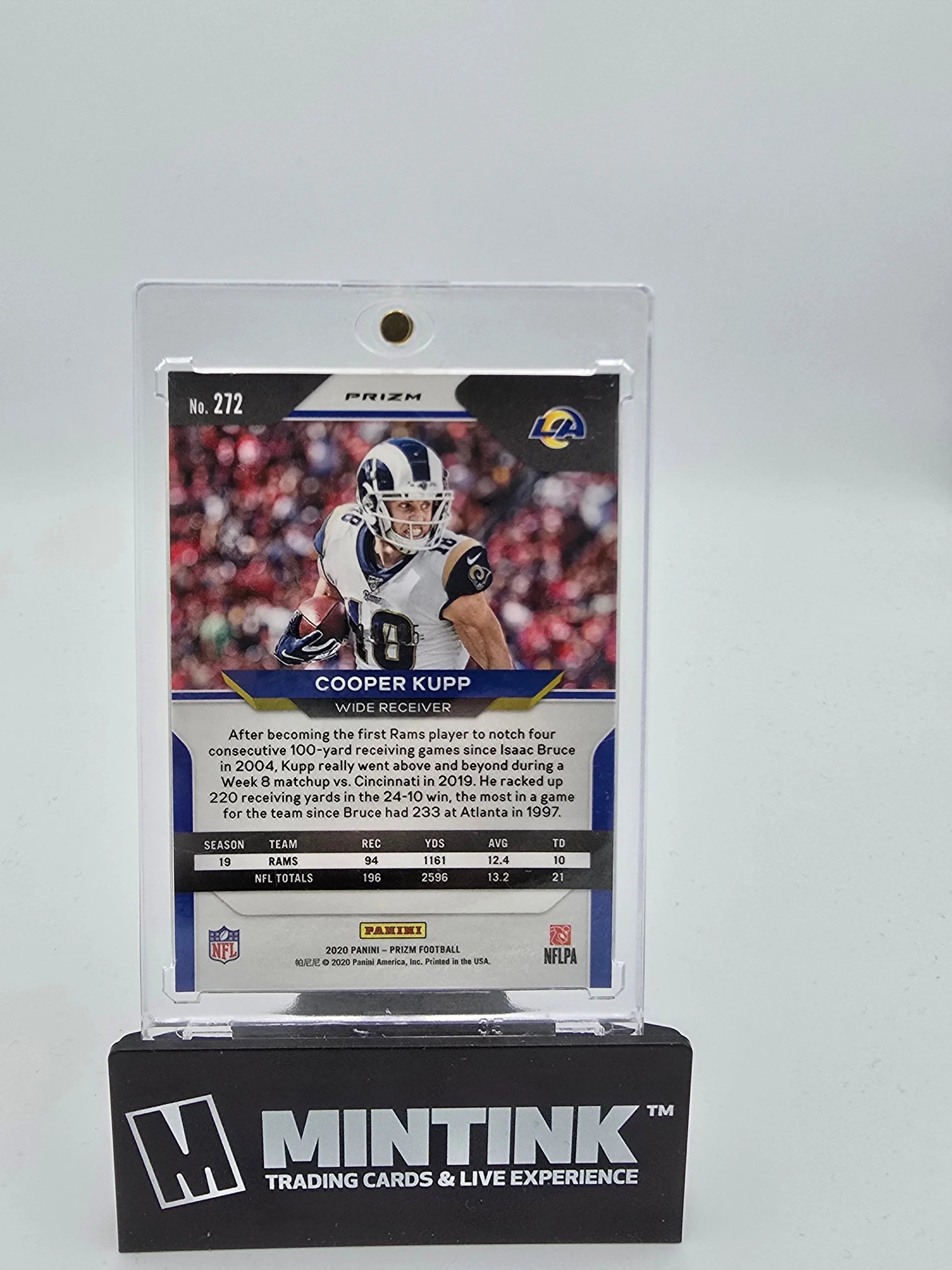 2020 Panini Prizm Football Cooper Kupp Green Camo Prizm /25 Rare Trading Card - Perfect for NFL Collectors, Fantasy Football Fans & Sports Memorabilia Enthusiasts