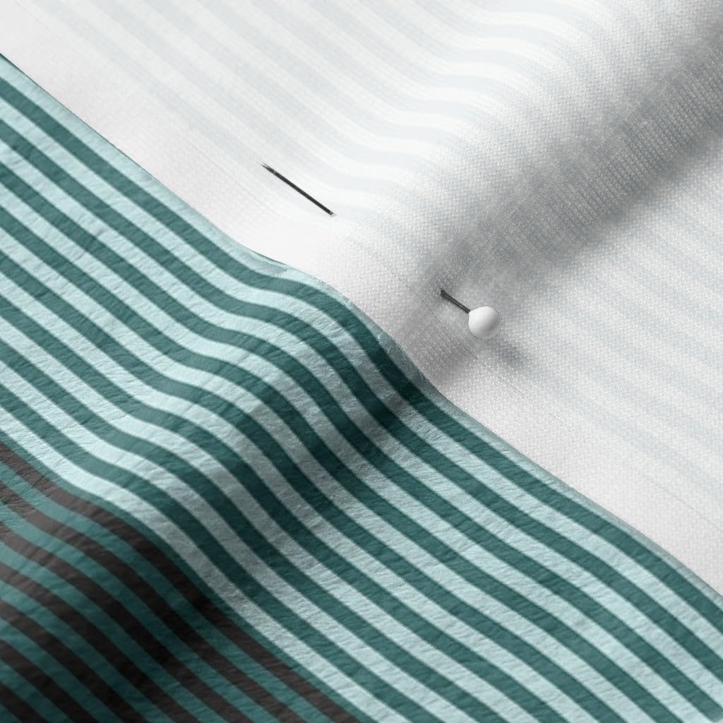 Geometric Mint Retro Birds Printed Minky Fabric Fat Quarter - Soft Plush Fabric for Sewing Baby Blankets, Quilt Backing & Home Decor | Spoonflower Premium Fabric for DIY Crafts & Nursery Projects