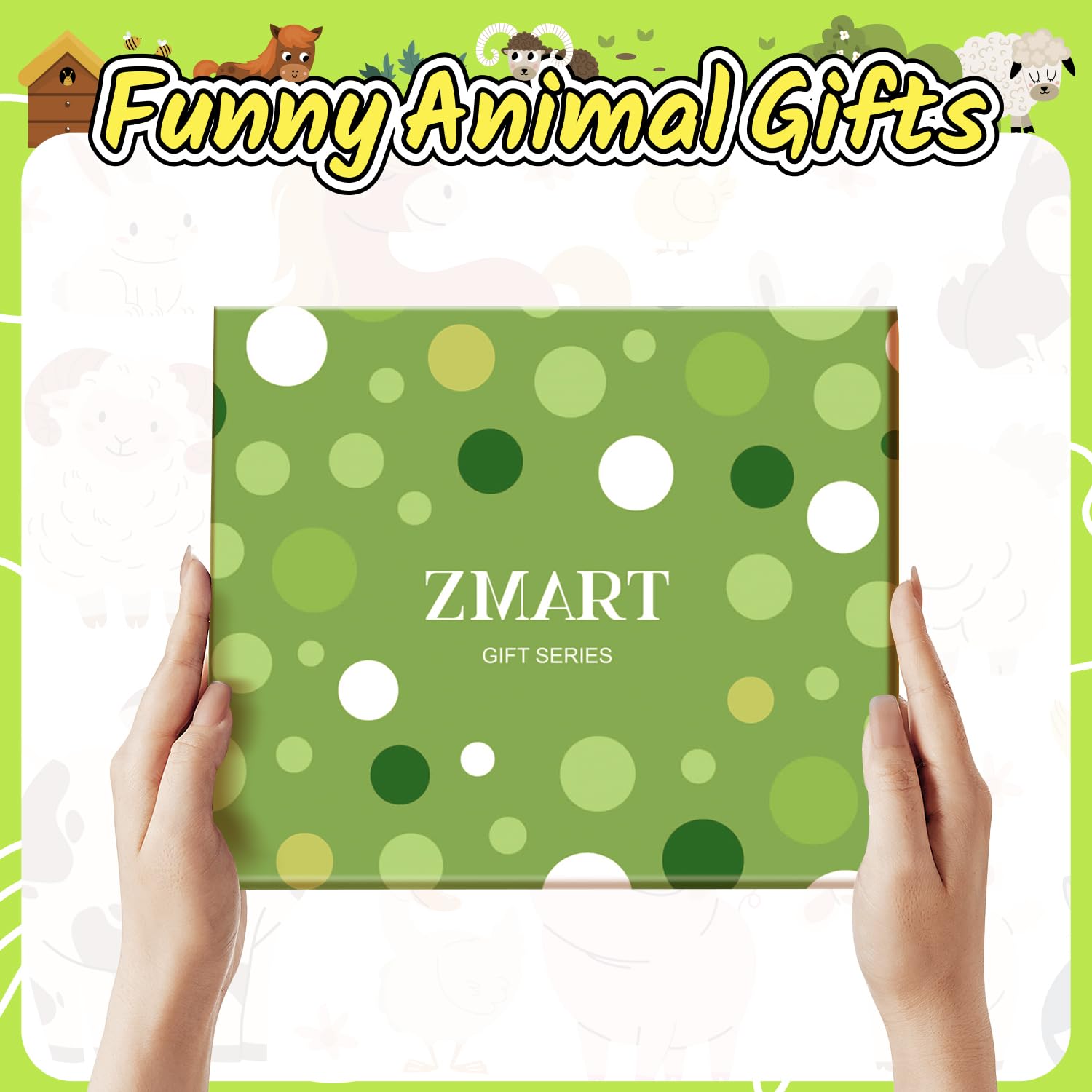Zmart Animal Socks for Men & Women - Fun Donkey, Poodle, Squirrel, Beagle & Goat Design Novelty Socks - Perfect Gift for Pet Lovers & Animal Enthusiasts - Great for Casual Wear, Costume Parties & Holiday Gifts