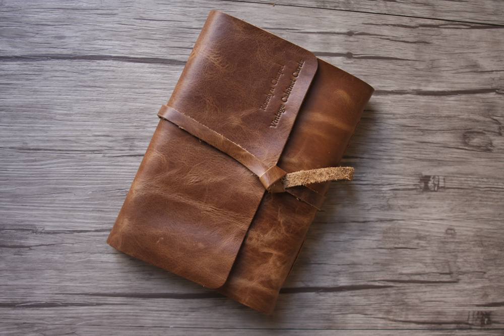 Personalized Engraved Genuine Leather Sketchbook Journal - Handmade Writing Notebook for Artists, Writers & Students - Perfect Gift for Birthdays, Anniversaries & Graduations