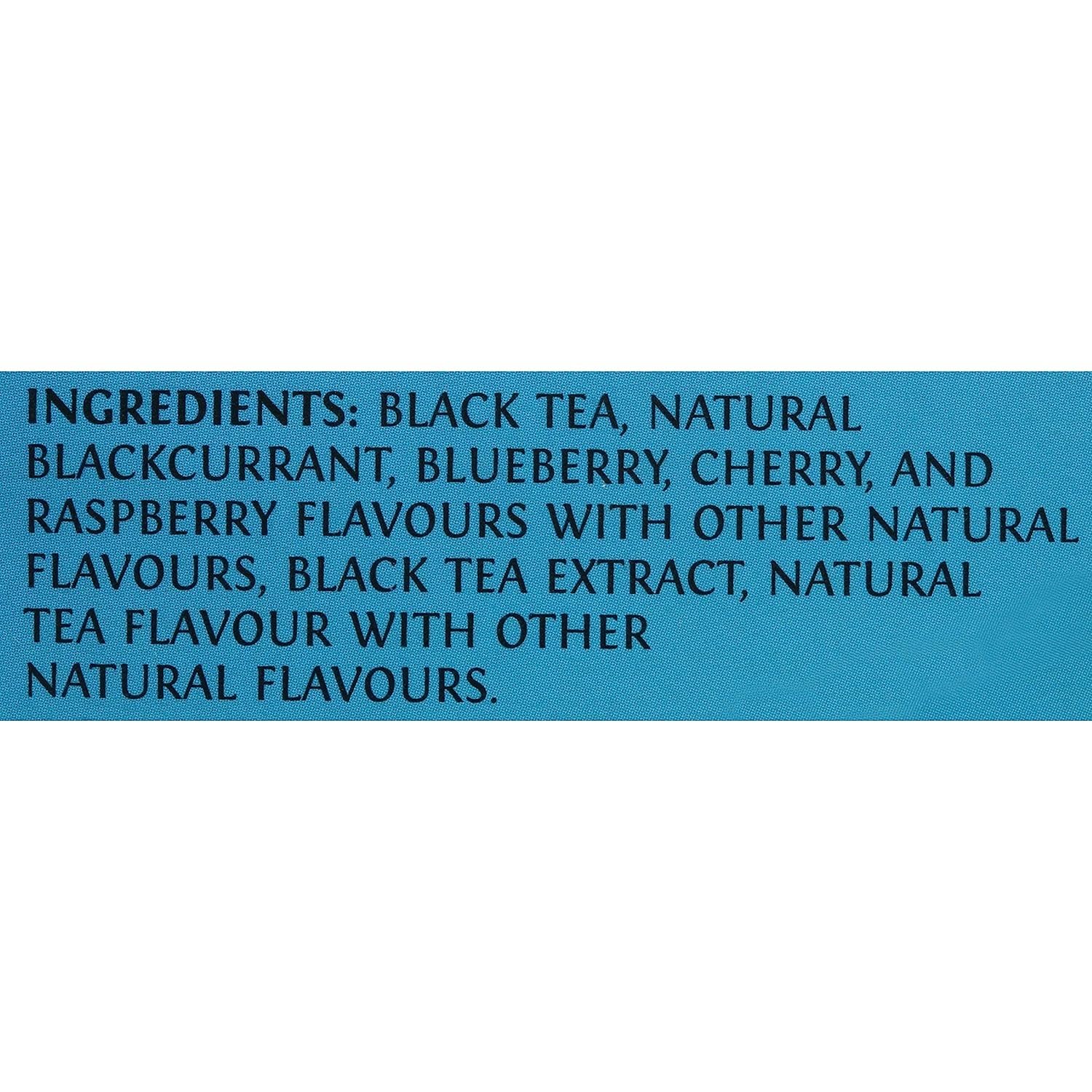 Twinings Mixed Berries Cold Brew Iced Tea Bags - Unsweetened Flavored Black Tea with Caffeine, 20 Count (Pack of 6) | Refreshing Summer Drink for Picnics, Office & Home Relaxation