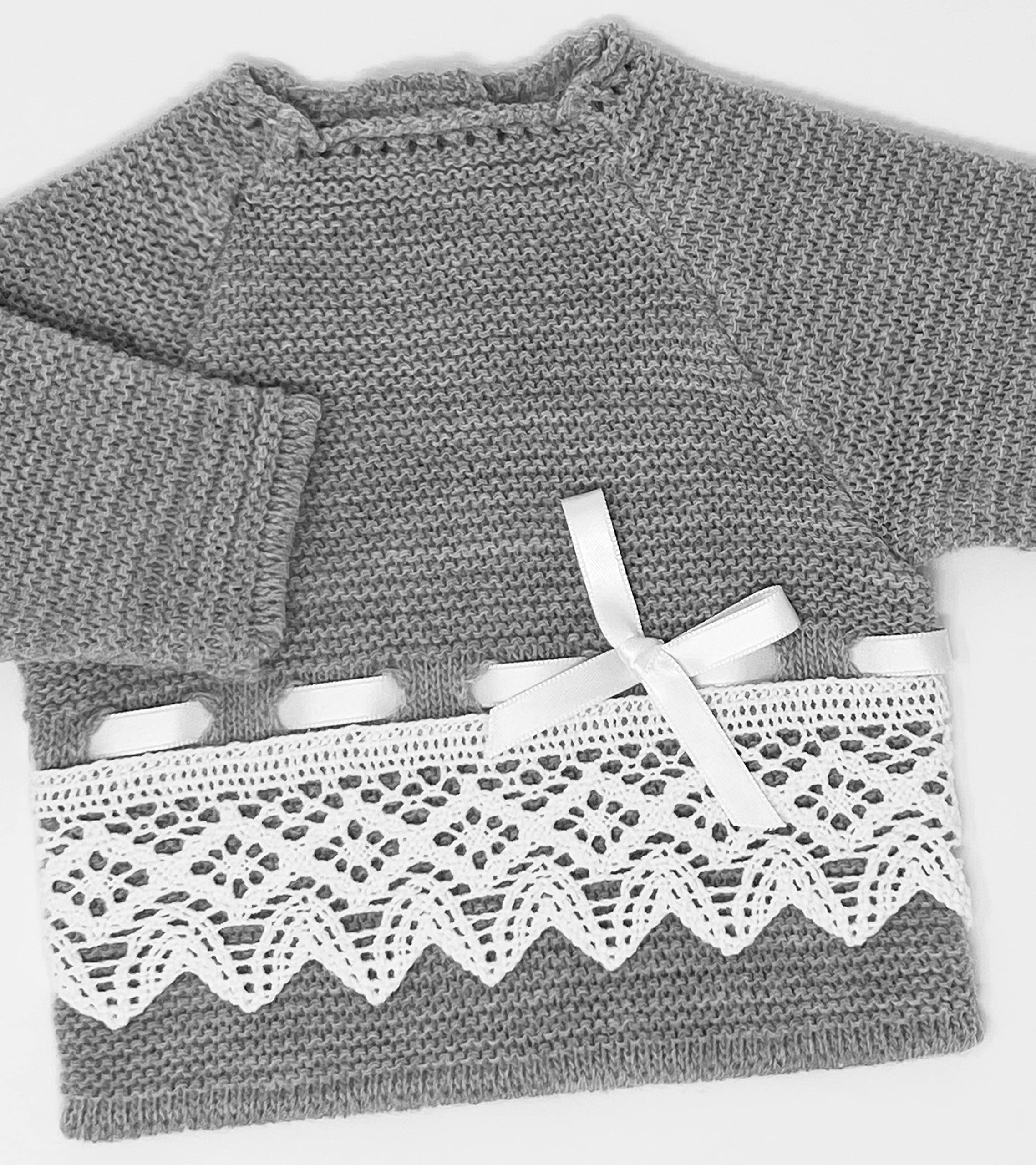 Newborn Baby Knitted Clothes Set - Soft Cotton Coming Home Outfit for Boys & Girls | Perfect for Hospital Photos, Christening & First Birthday