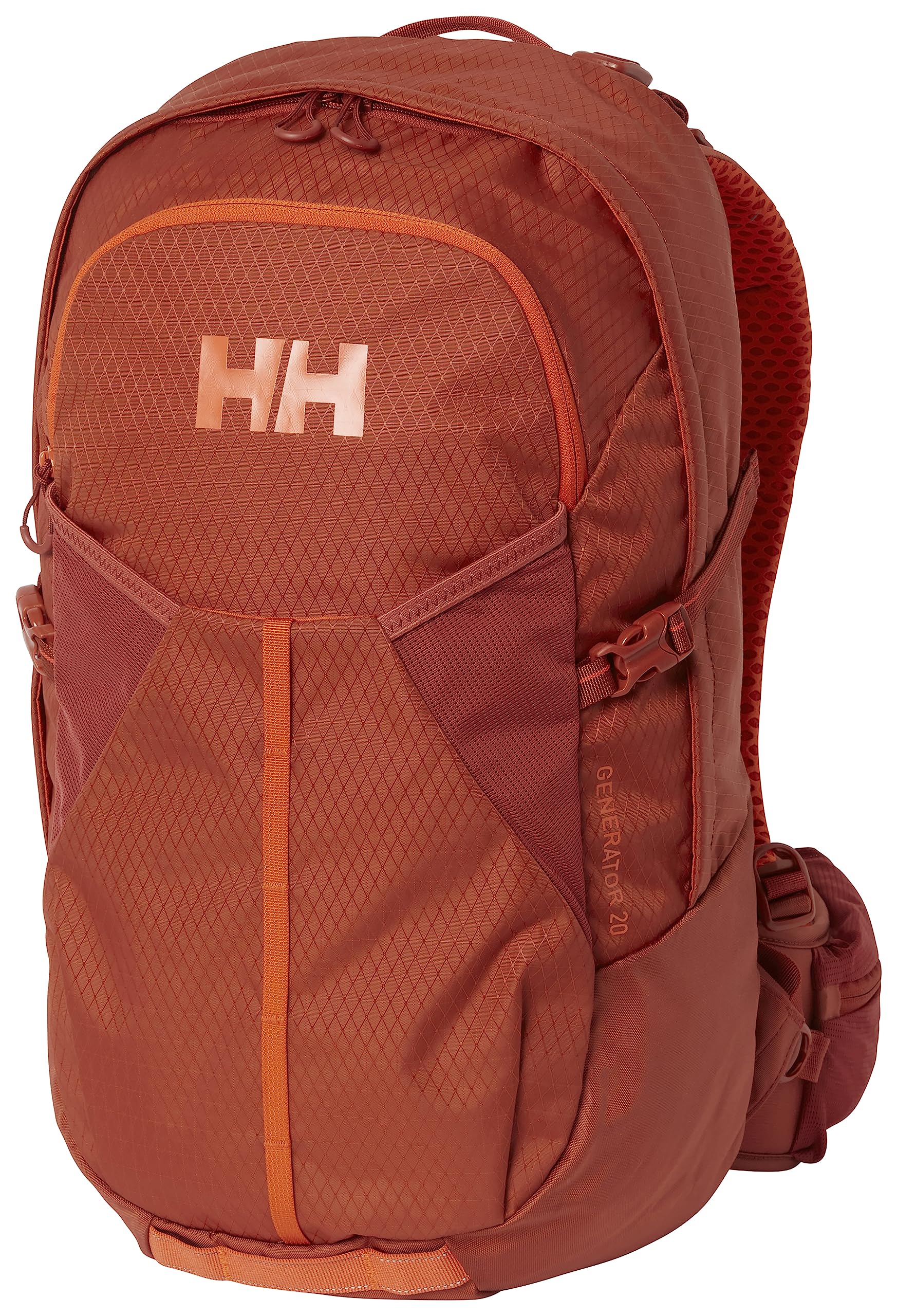 Helly-Hansen Unisex Generator Backpack - Waterproof Hiking Backpack for Men & Women, 219 Deep Canyon Color, One Size - Perfect for Outdoor Adventures, Camping & Travel
