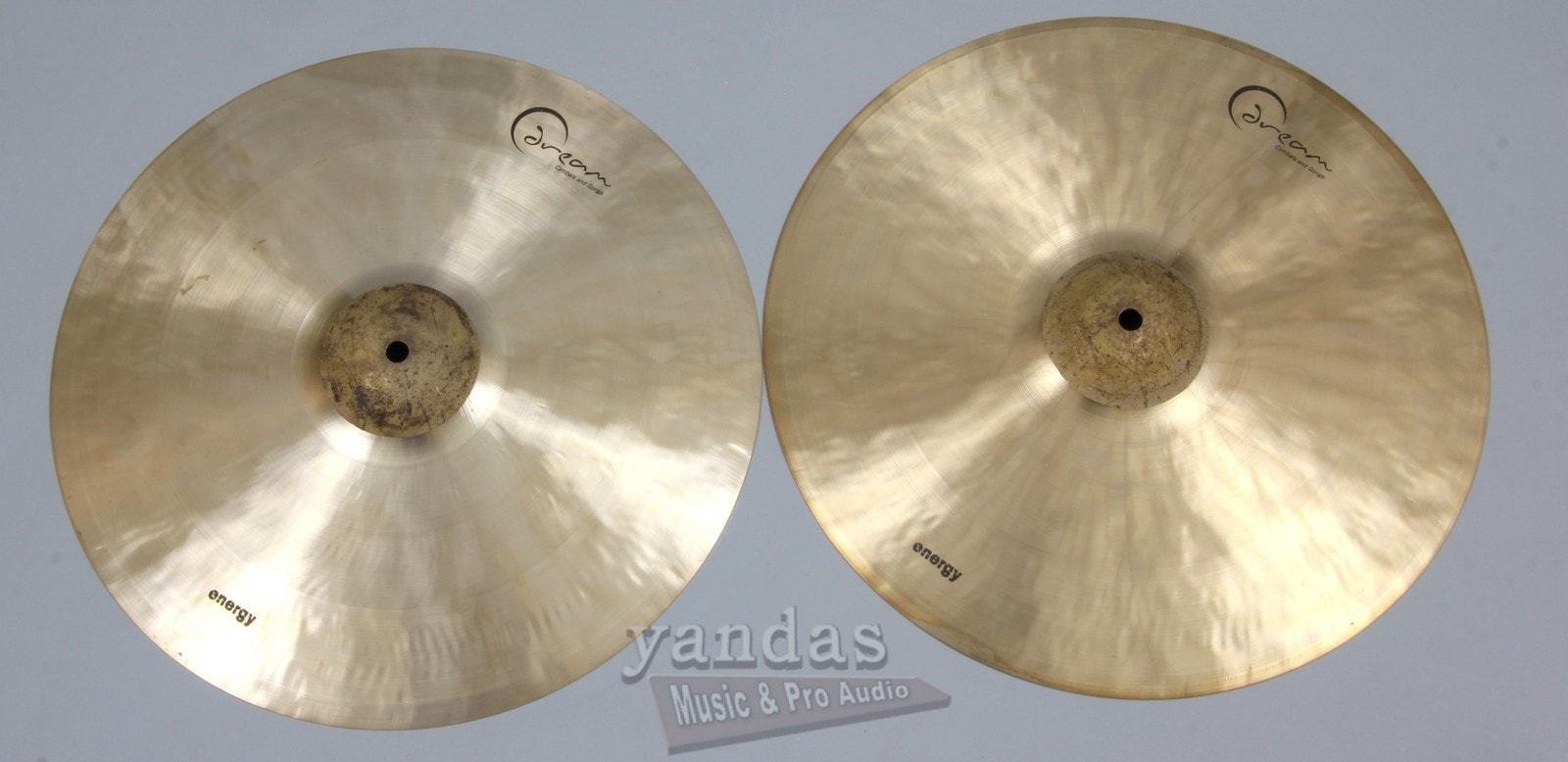Dream Energy Hi-Hat Cymbals 13 Inch - Professional Grade Brass Cymbals for Drummers | Perfect for Jazz, Rock & Studio Recording