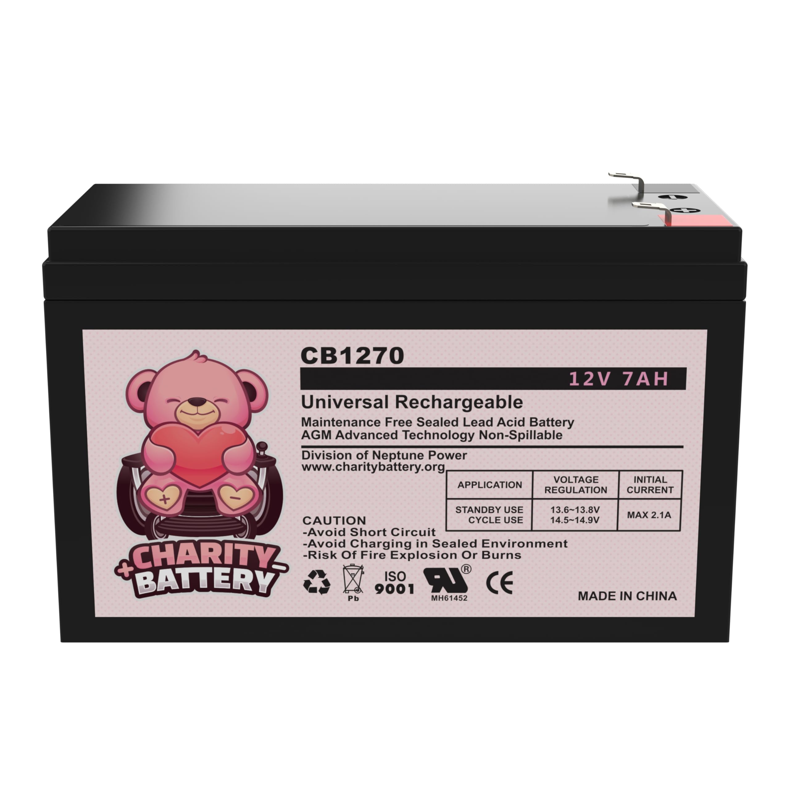 12V 7Ah SLA Replacement Battery for Emergency Lighting - Compatible with Concealite 30203 - Backup Power for Exit Signs & Security Systems