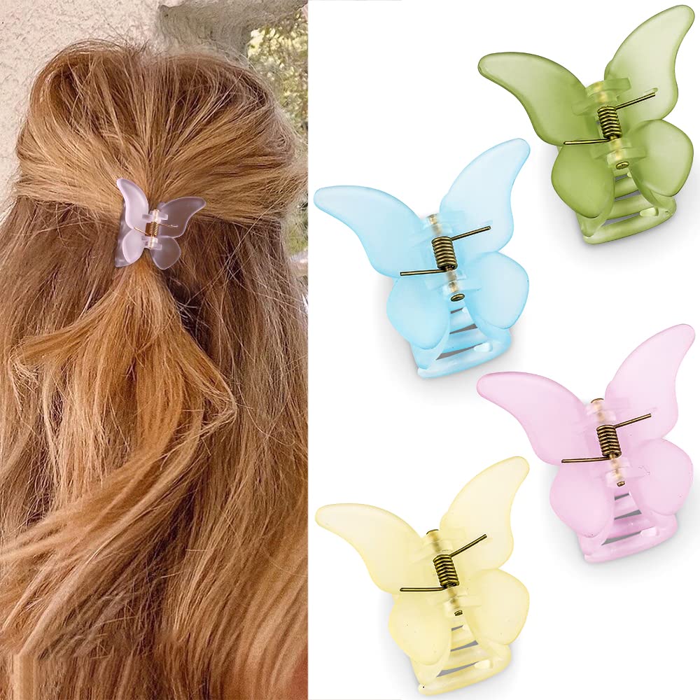 Canitor Small Butterfly Hair Clips - 1.9