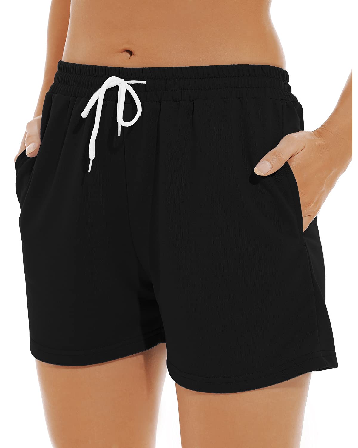 Stylezone Women's Casual Summer Shorts with Drawstring Pockets - Perfect for Workout, Running & Outdoor Activities
