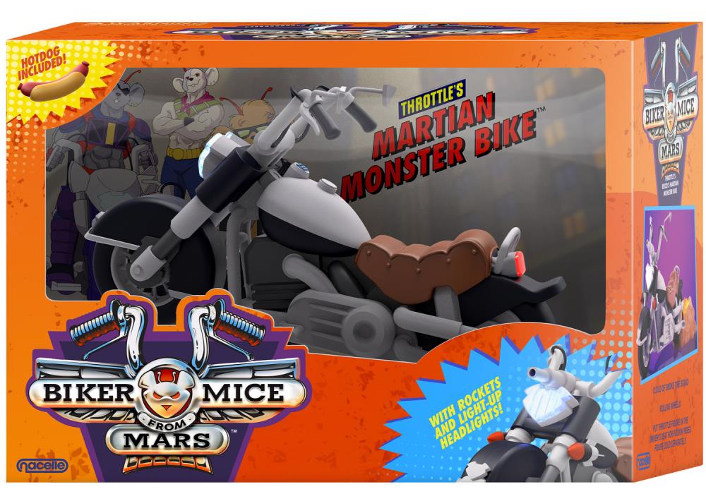 Throttle's Martian Monster Bike - High-Performance Biker Mice From Mars Motorcycle - Perfect for Sci-Fi Enthusiasts & Collectors