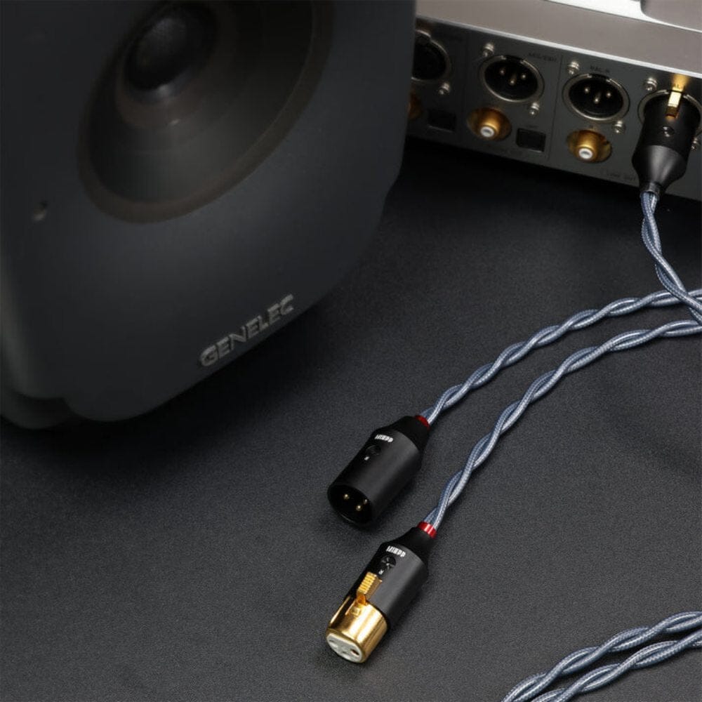 DDHIFI BC30XLR Premium Balanced XLR 3-Pin Shielded Audio Cable for Studio Monitors, DACs & Professional Audio Equipment - Perfect for Home Studios & Live Performances