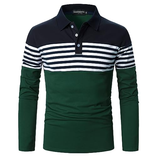Long Sleeve Navy Blue+ Green