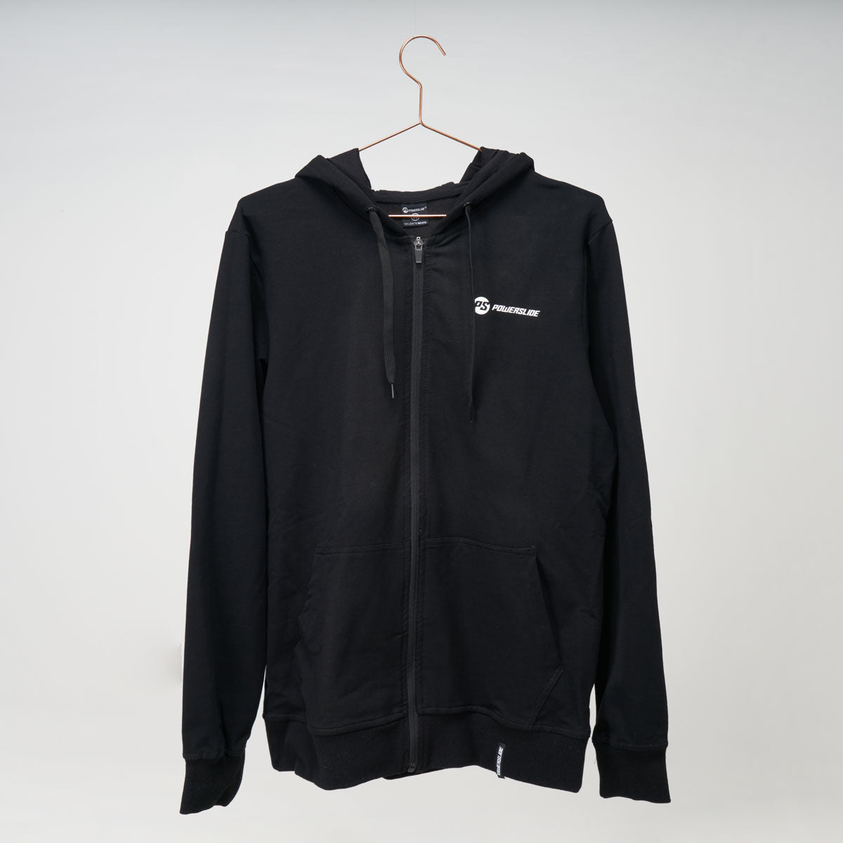 Powerslide WLTS Zip Hoodie for Men & Women - Lightweight Fleece Pullover with Full-Zip Front - Perfect for Running, Gym, and Outdoor Activities