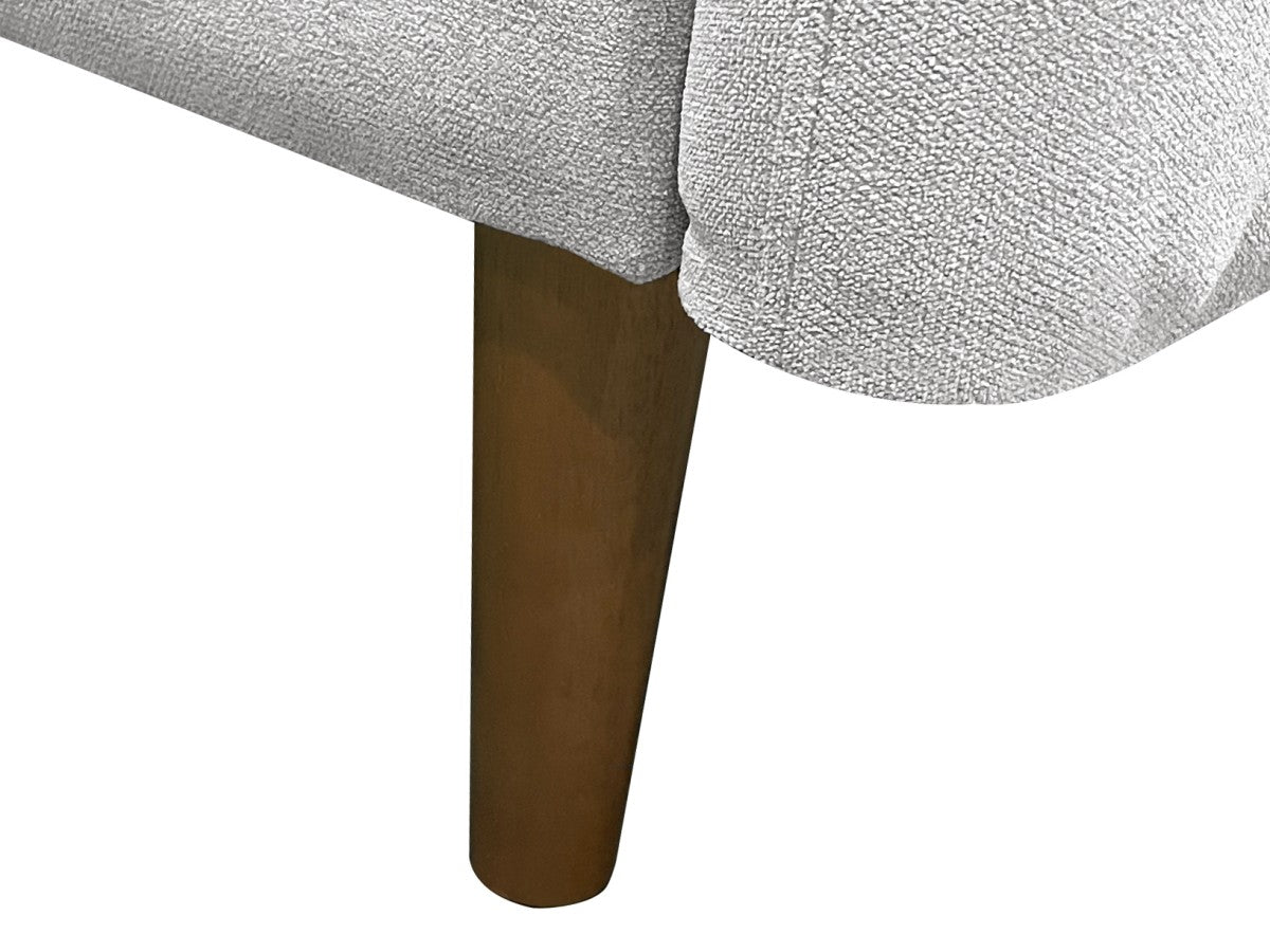 3 Seater Sofa Light Grey - Modern Living Room Furniture for Small Spaces, Apartments & Cozy Homes | Durable Fabric, Comfortable Cushions | Perfect for Relaxing, Entertaining & Family Gatherings