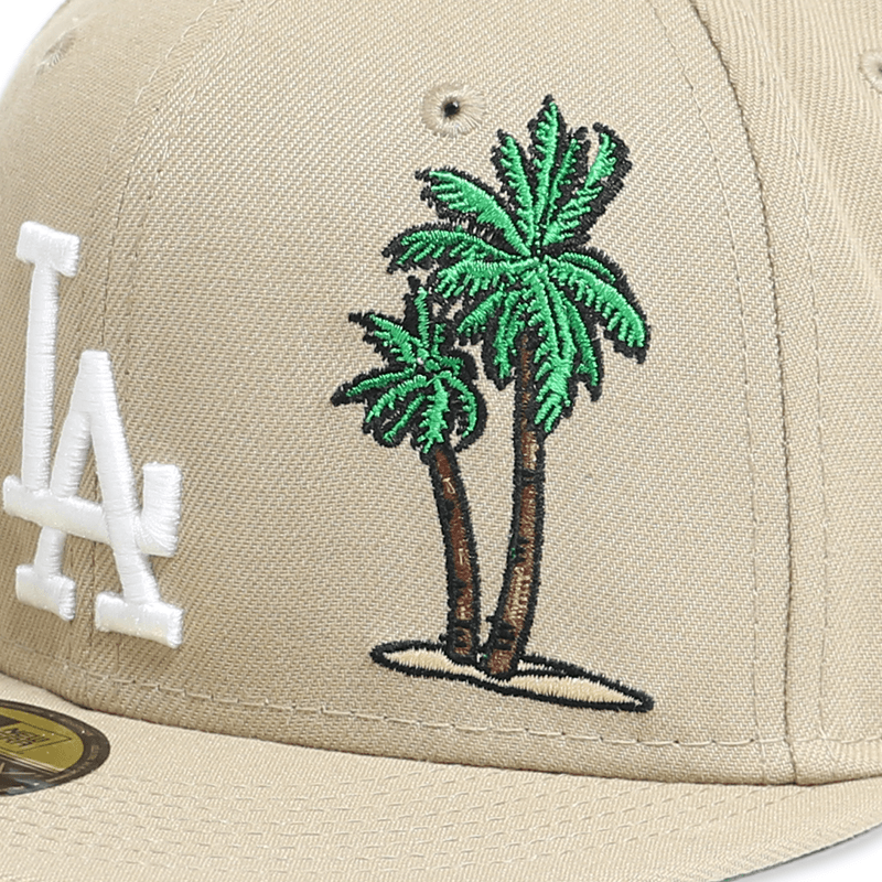 Los Angeles Dodgers 50th Anniversary Brown 59FIFTY Fitted Baseball Cap for Men - Perfect for Game Day, Sports Events & Fan Collections