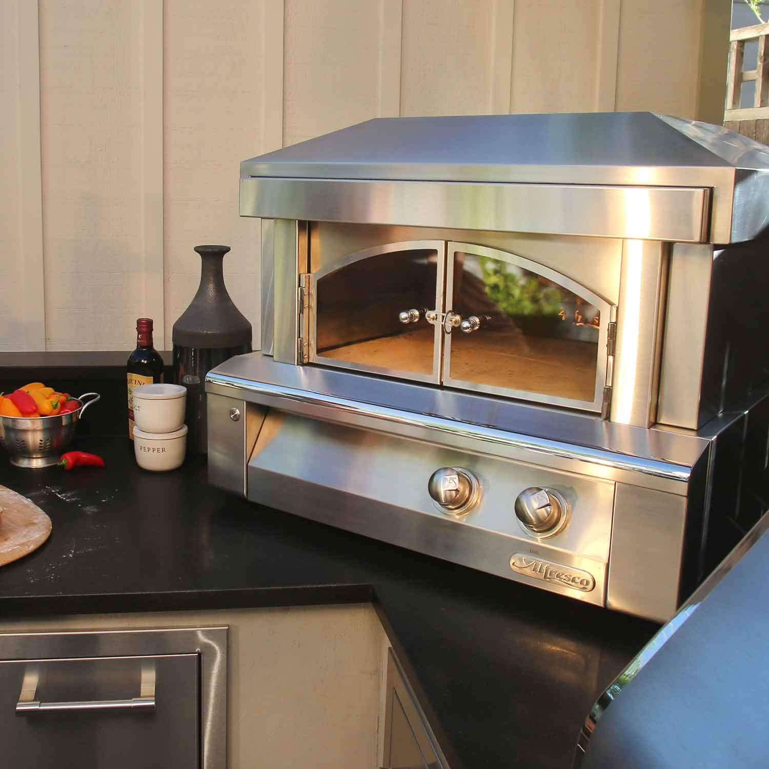 30-Inch Propane Countertop Pizza Oven (Axe-PZA-LP) – Perfect for Outdoor Cooking, Backyard Parties & Restaurant-Quality Homemade Pizza