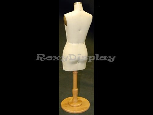 Half Scale Missy Dress Form Size 8 with Adjustable Base - Perfect for Fashion Design, Sewing, Tailoring & Display in Boutiques