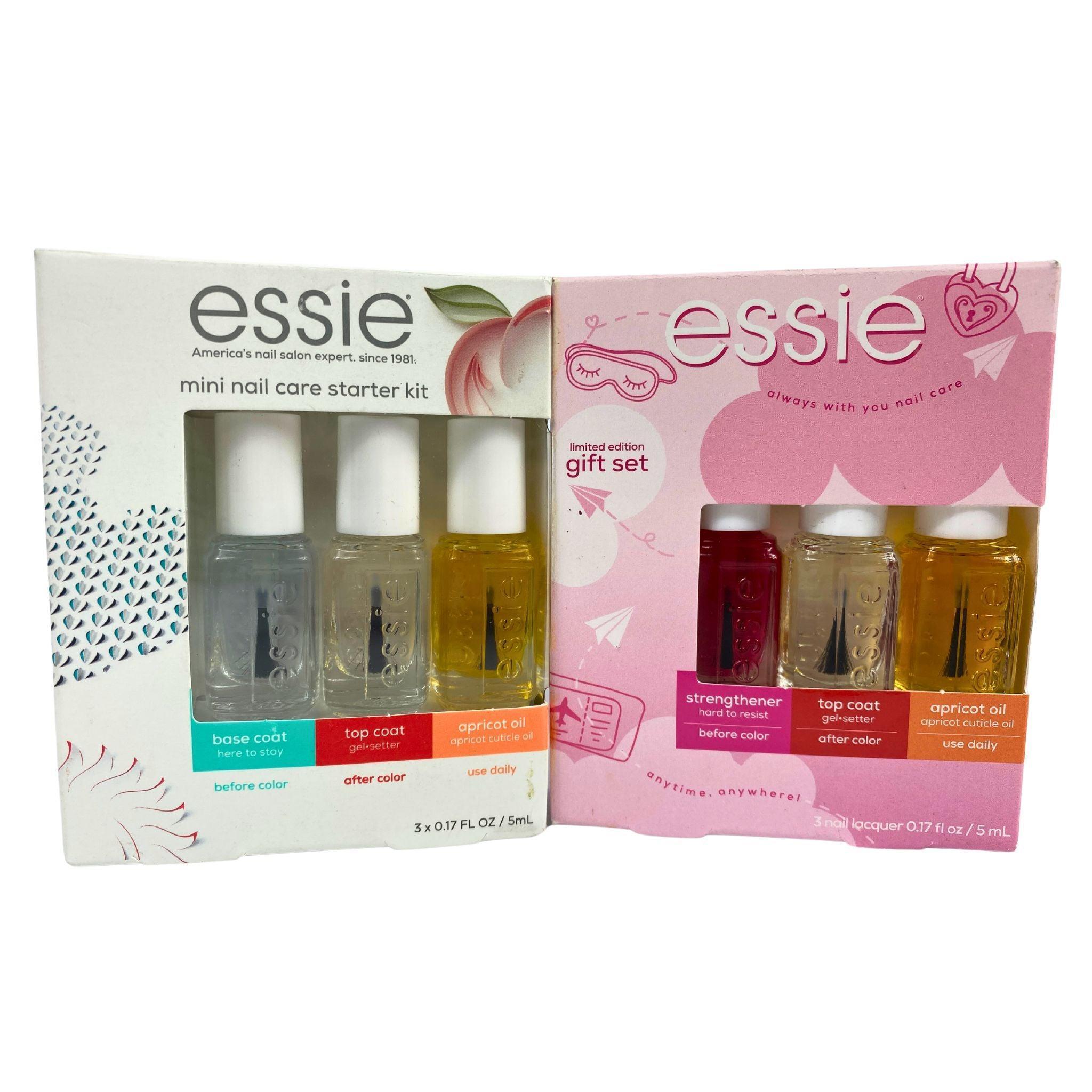 Essie Nail Polish 3-Piece Sets (68 Pcs Lot) - Professional Salon Quality Nail Lacquer for Manicures & Pedicures at Home