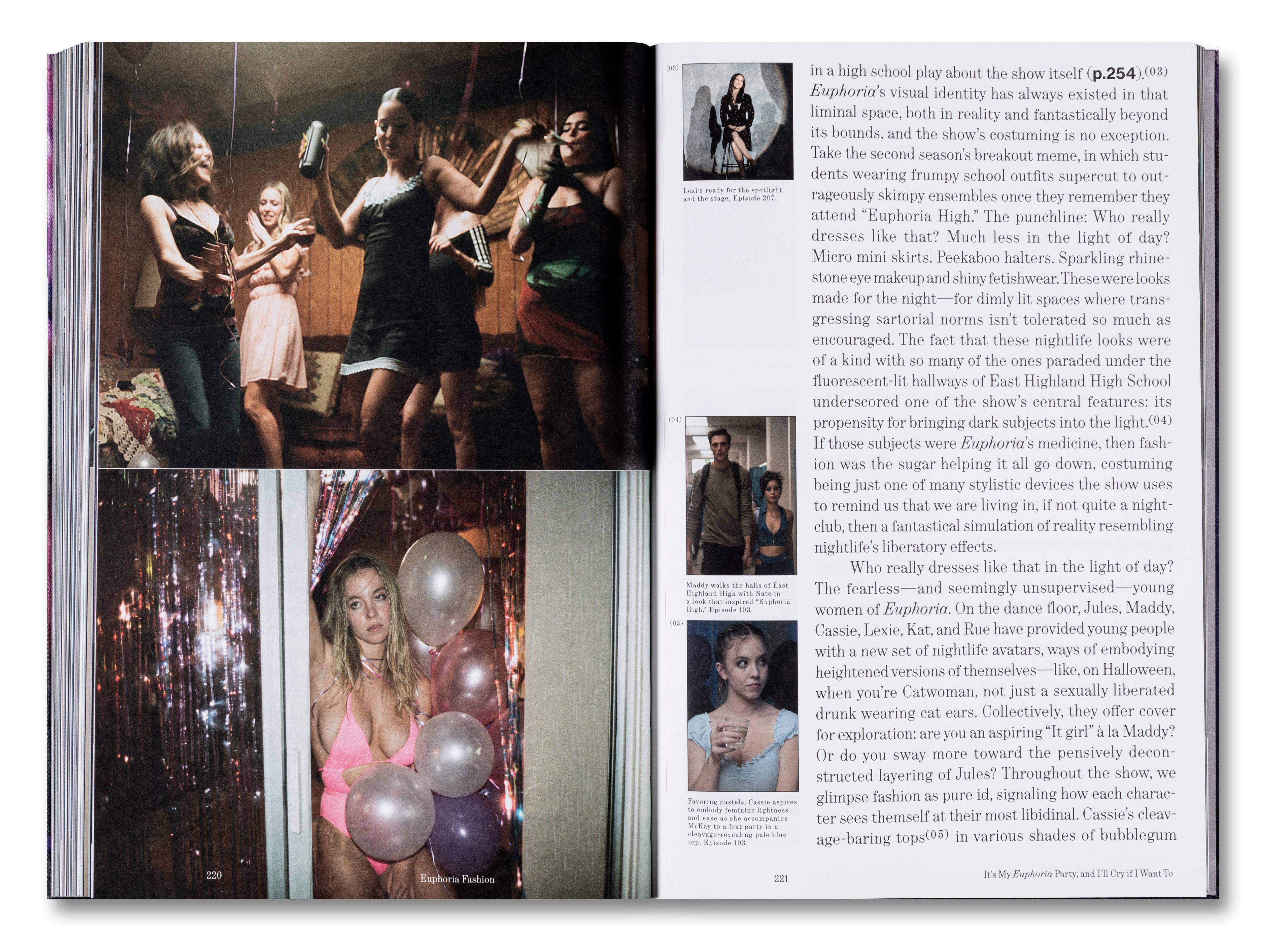 Euphoria Fashion Hardcover Book - A24 Collection | Trendy Outfits & Style Inspiration for Teens & Young Adults | Perfect for Cosplay, Parties & Fashion Enthusiasts